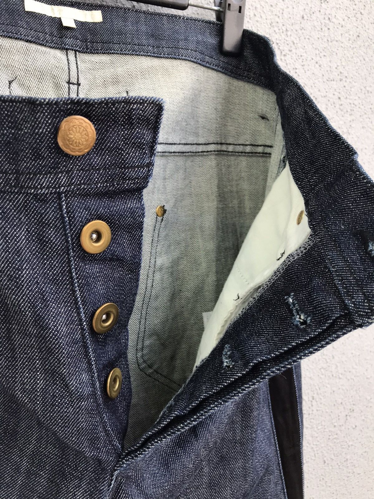 Japanese Brand Japanese Designer Kei Hayama Plus Side Pattern Denim Jeans Size US 32 / EU 48 - 10 Thumbnail