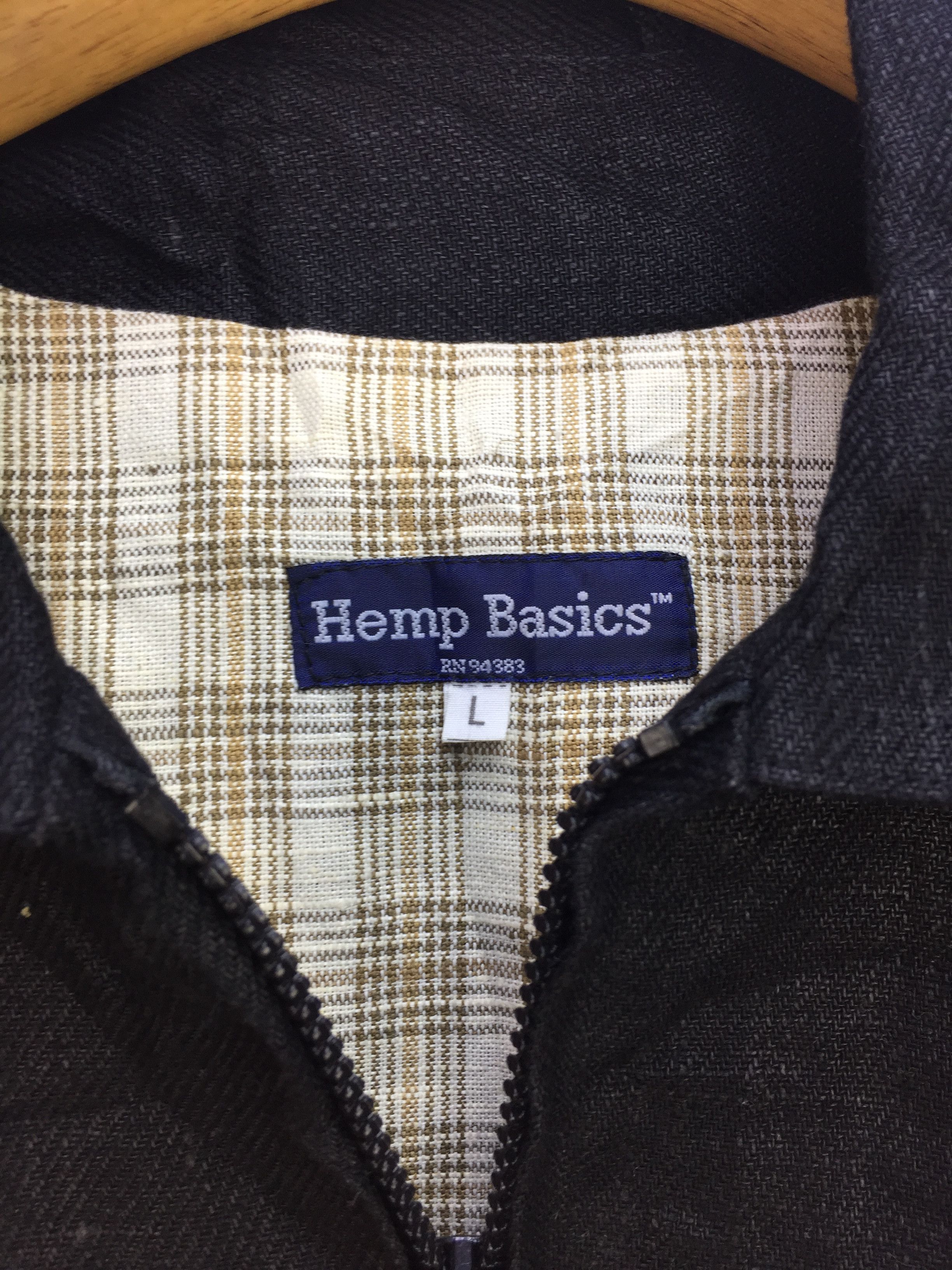 Other VINTAGE HEMP BASICS DENIM JACKET Size US L / EU 52-54 / 3 - 2 Thumbnail