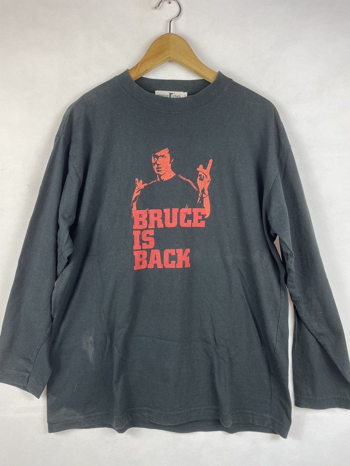 Japanese Brand Bruce Lee Long Sleeve Tee Size US M / EU 48-50 / 2 - 1 Thumbnail