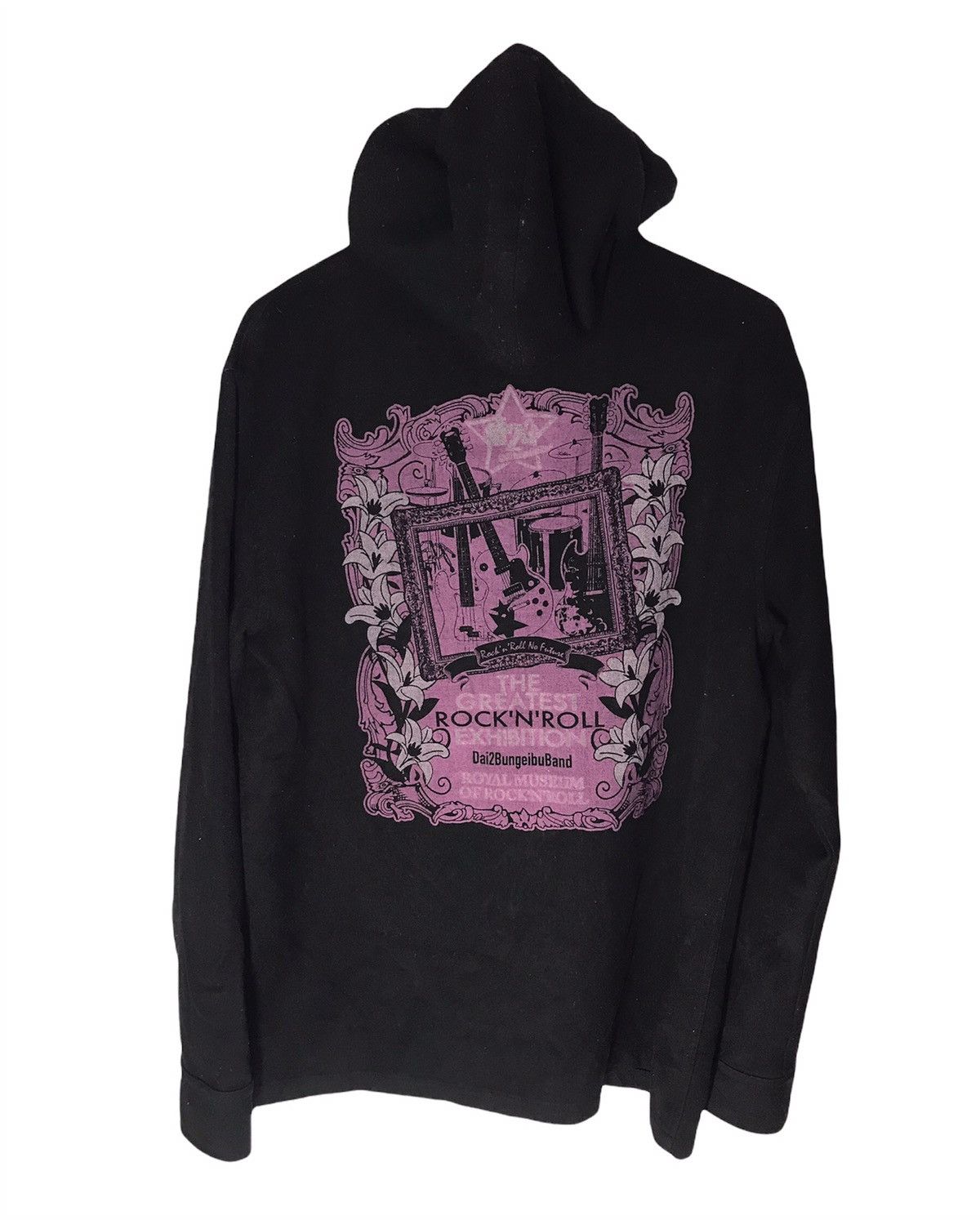 Band Tees × Japanese Brand Rock N roll by studio 696 button up with hoodie Size US L / EU 52-54 / 3 - 2 Thumbnail