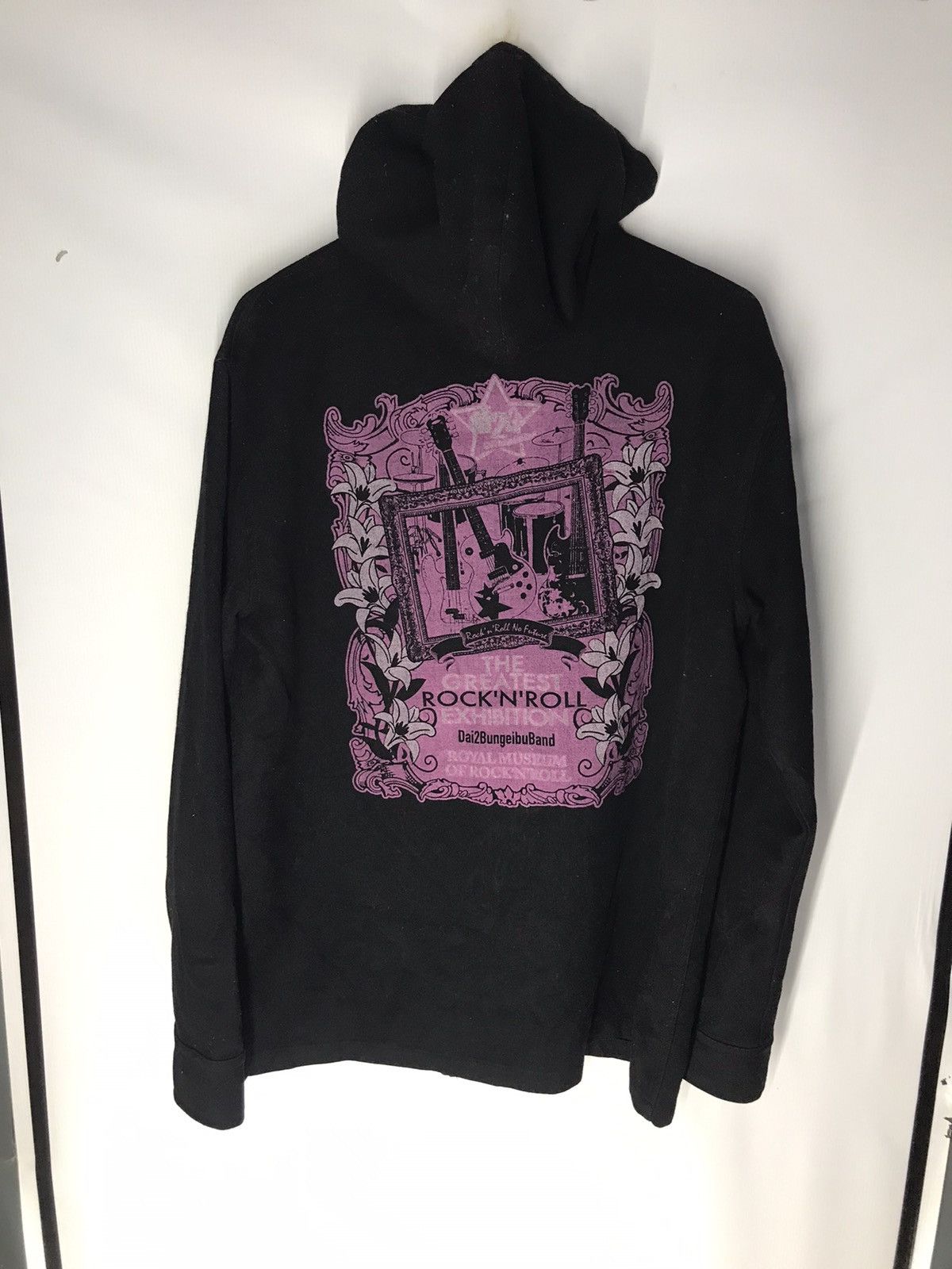 Band Tees × Japanese Brand Rock N roll by studio 696 button up with hoodie Size US L / EU 52-54 / 3 - 8 Thumbnail