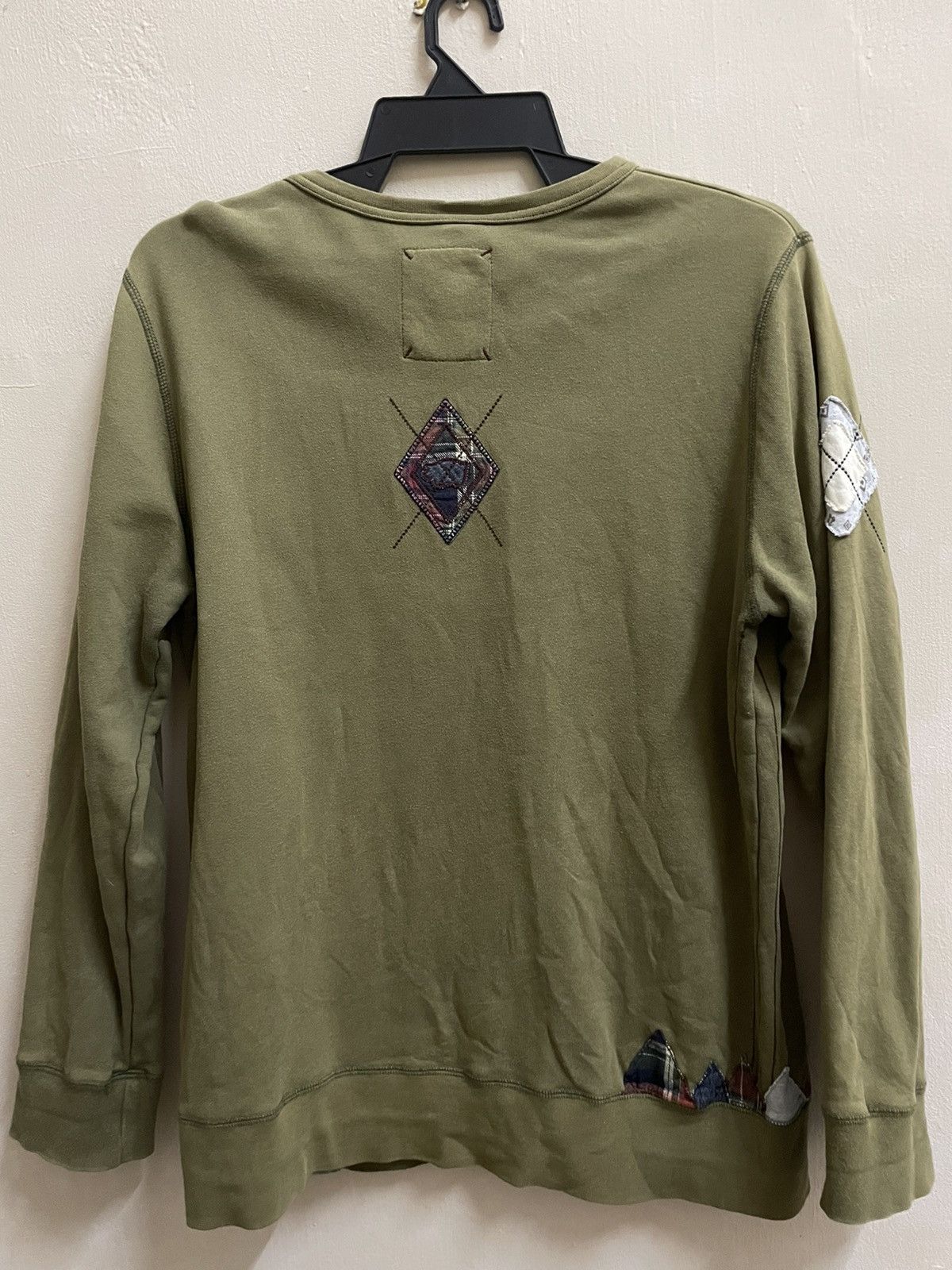 Japanese Brand Drug Store’s Patchwork Sweatshirt Size US S / EU 44-46 / 1 - 7 Thumbnail