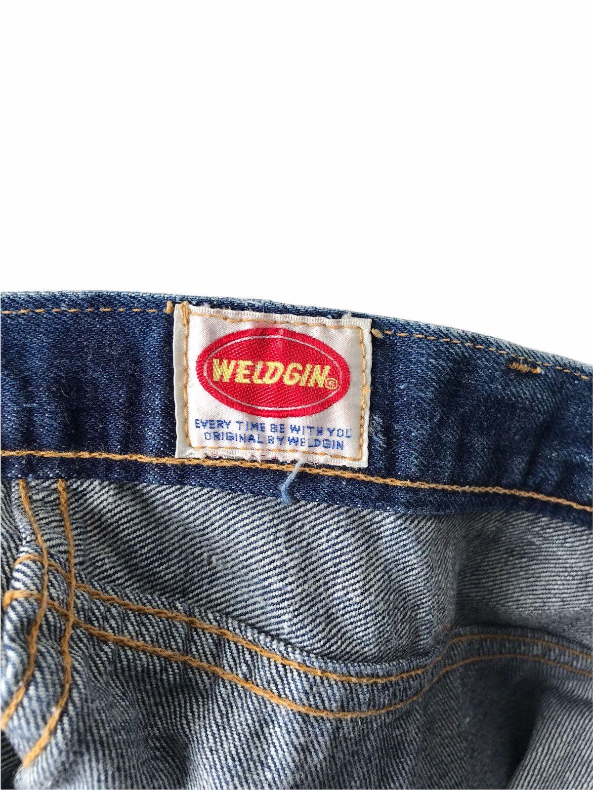 Vintage WELDGIN Blue Cargo Denim Jeans Size US 30 / EU 46 - 7 Thumbnail