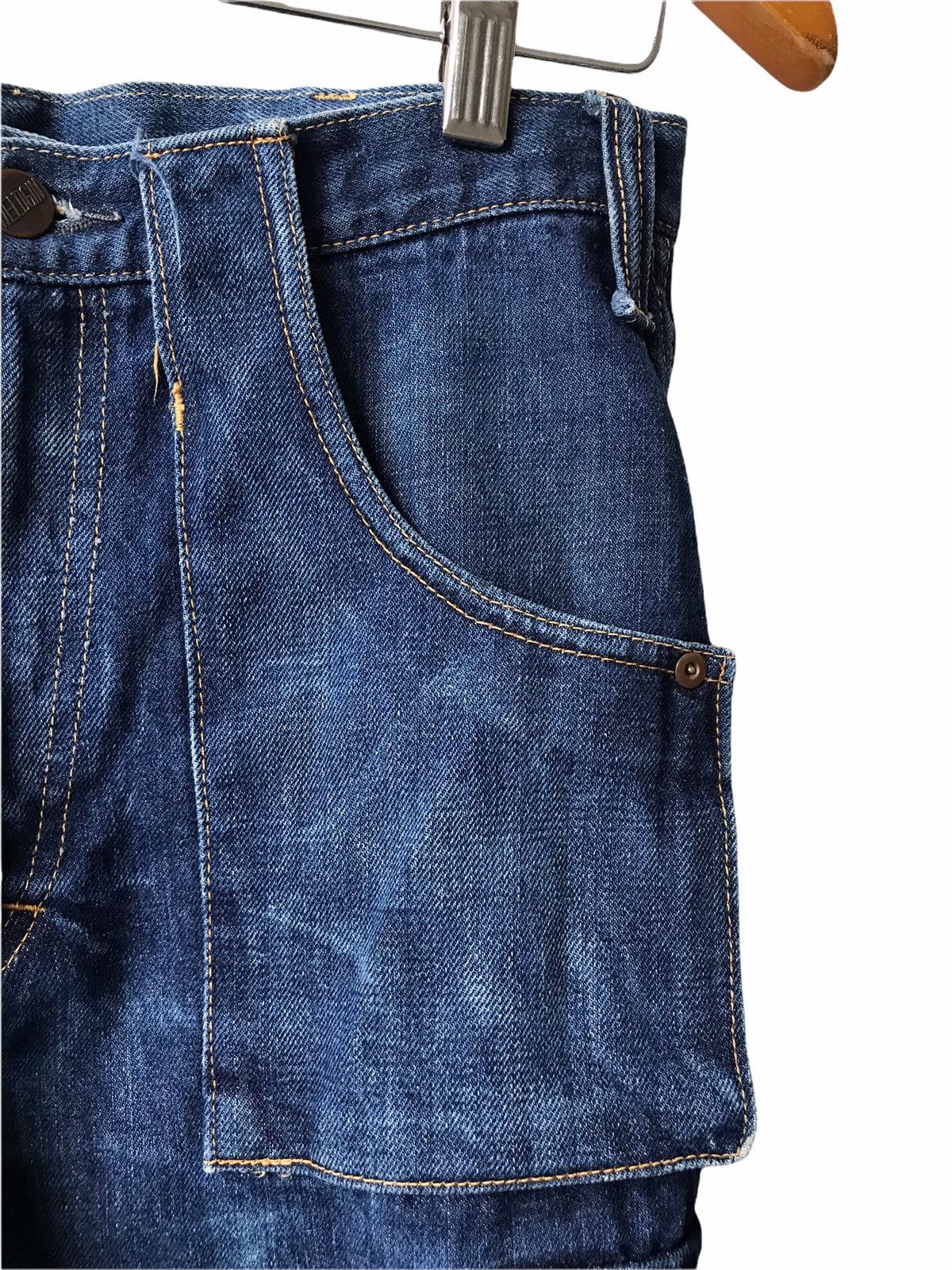 Vintage WELDGIN Blue Cargo Denim Jeans Size US 30 / EU 46 - 12 Thumbnail
