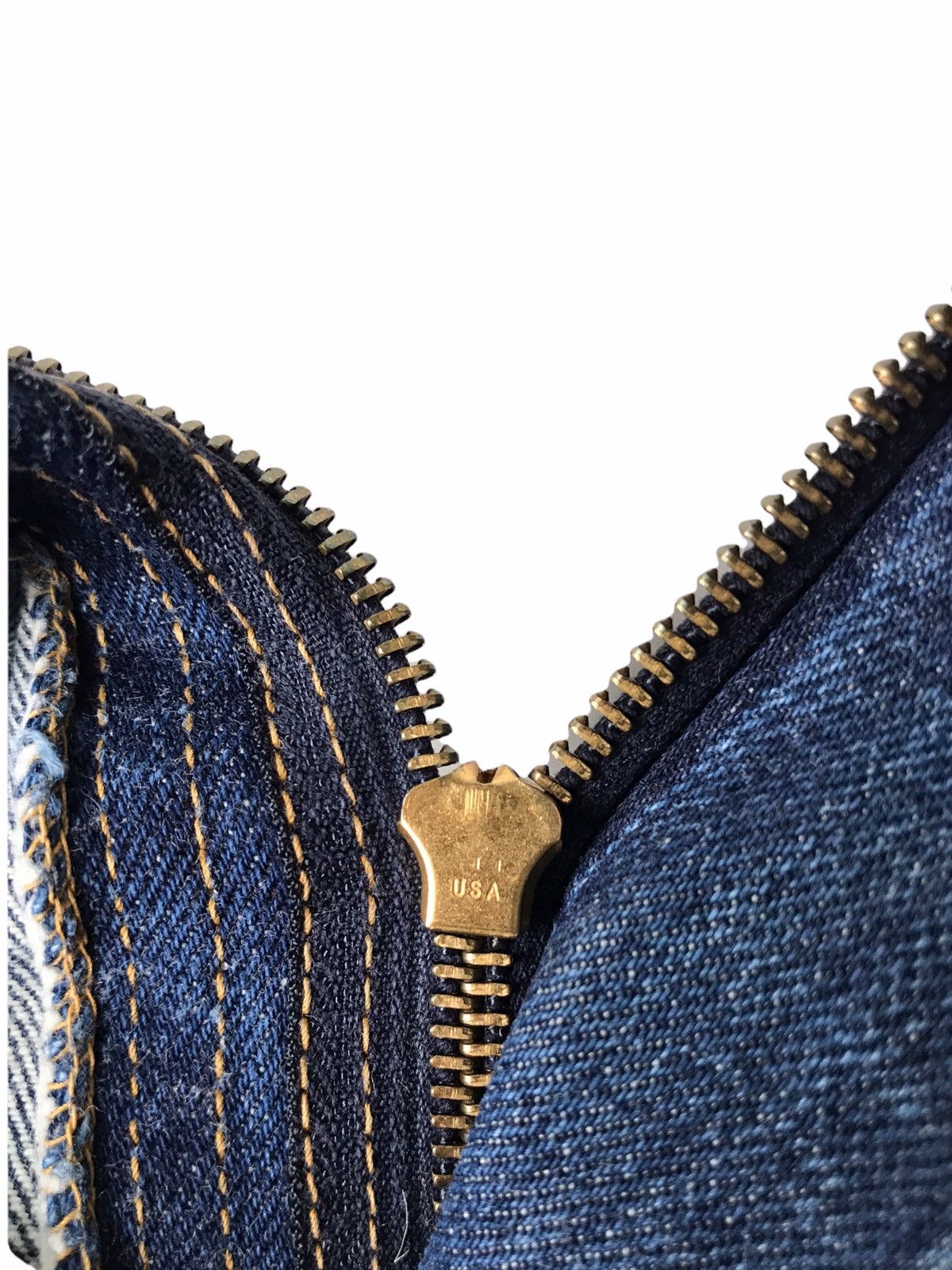 Vintage WELDGIN Blue Cargo Denim Jeans Size US 30 / EU 46 - 6 Thumbnail