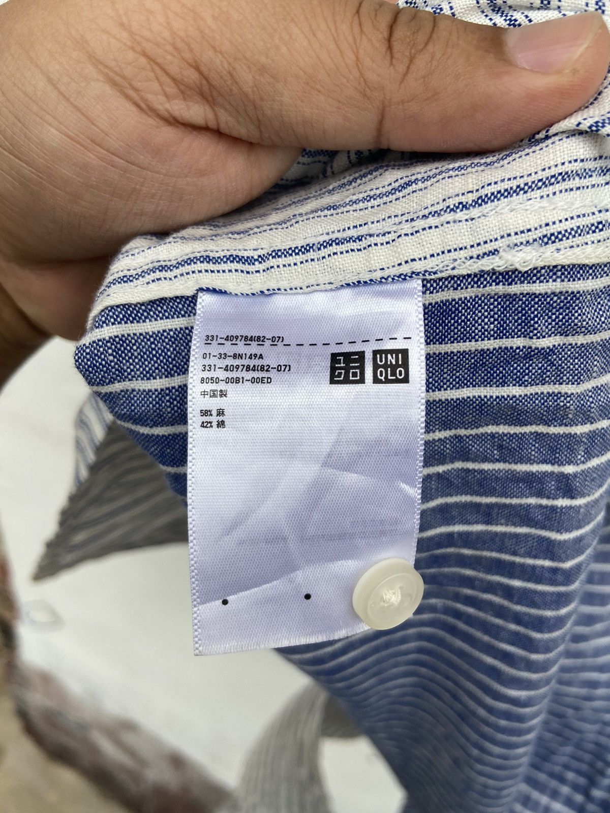 Japanese Brand Uniqlo x JW Anderson Linen shirt Size US XL / EU 56 / 4 - 5 Thumbnail