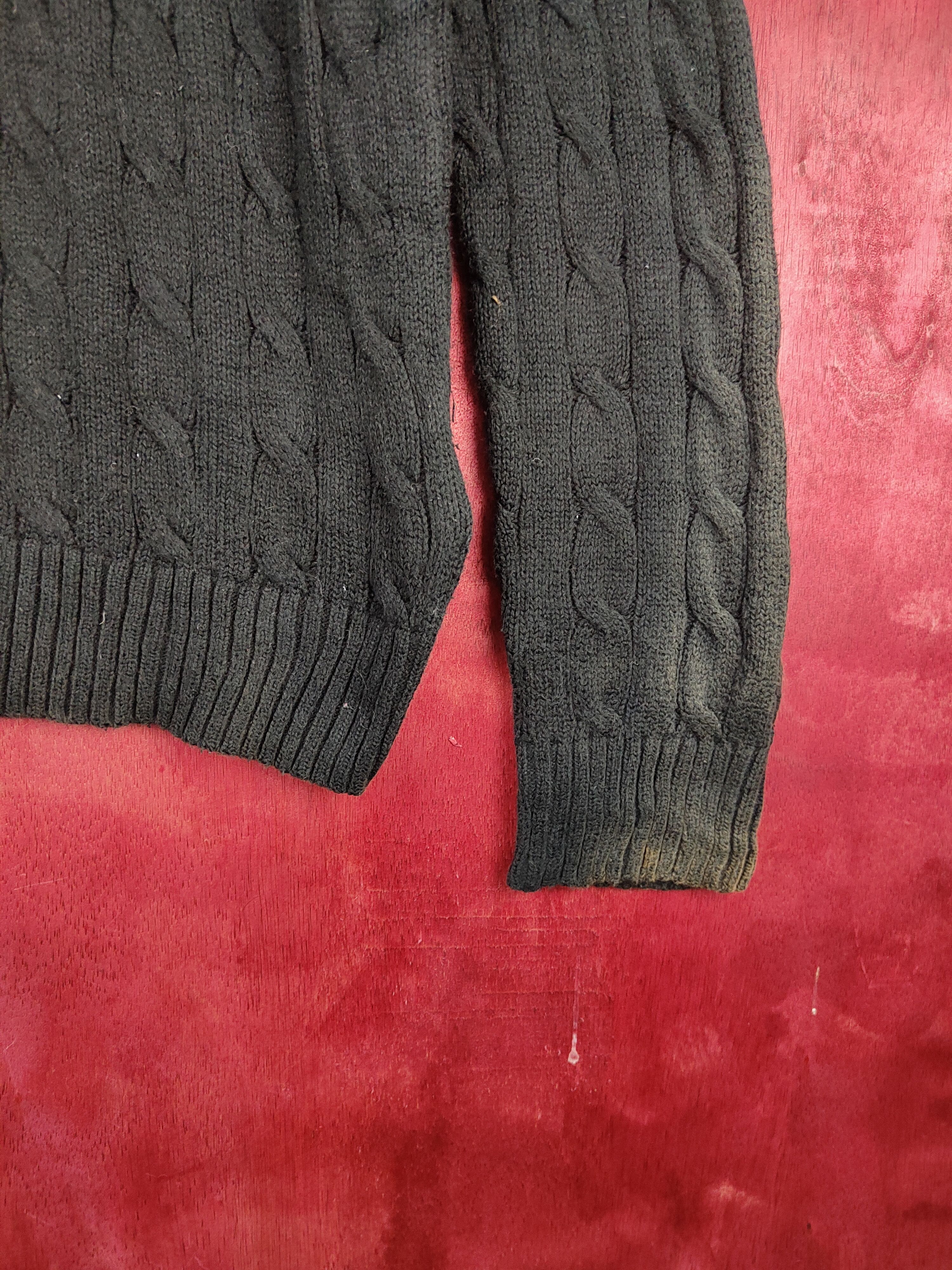 Ralph Lauren Polo Ralph Lauren Black Knitwear Sweatshirt #210B Size US S / EU 44-46 / 1 - 7 Thumbnail