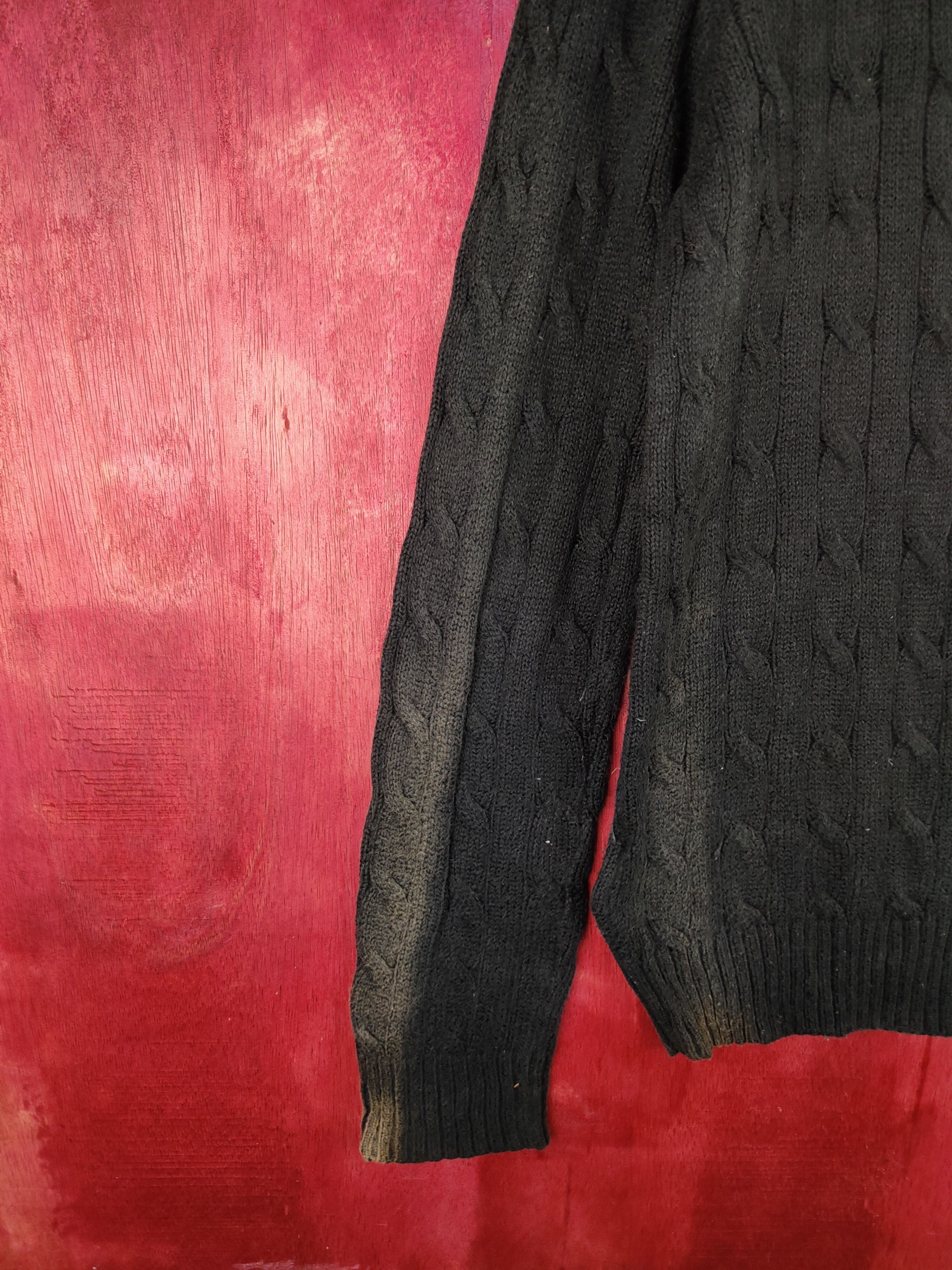 Ralph Lauren Polo Ralph Lauren Black Knitwear Sweatshirt #210B Size US S / EU 44-46 / 1 - 9 Thumbnail