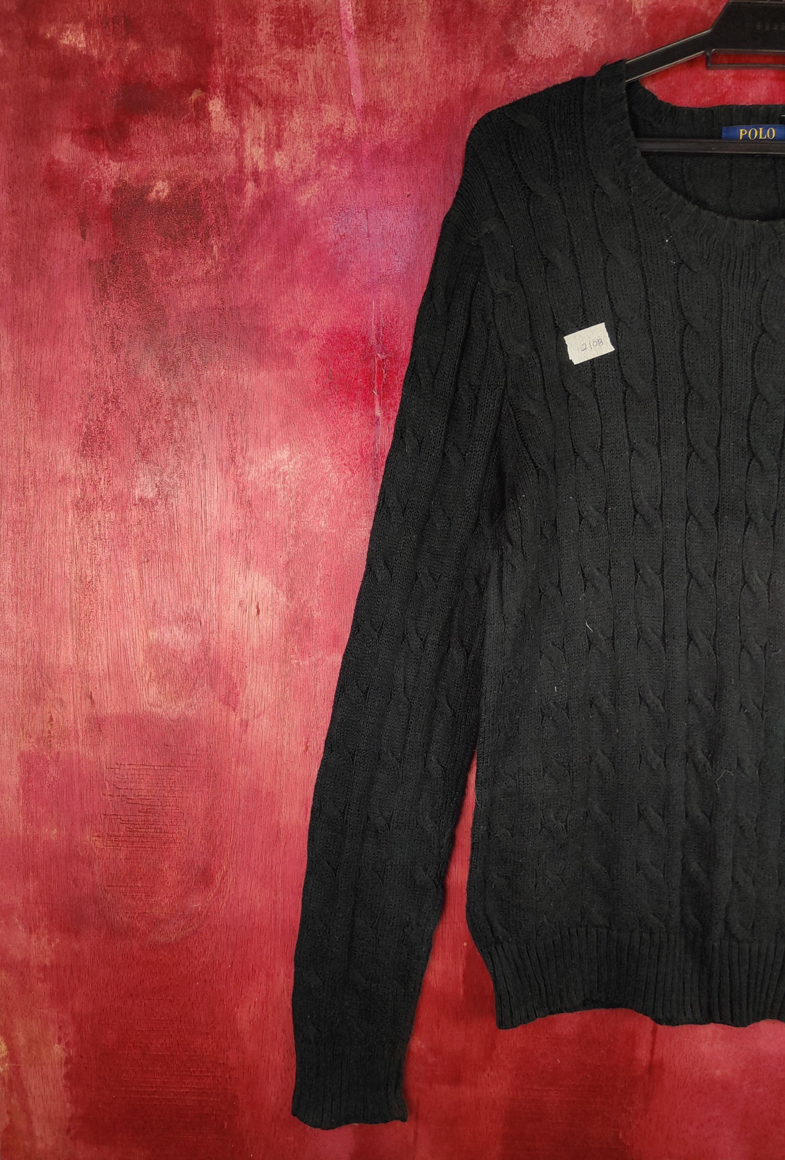 Ralph Lauren Polo Ralph Lauren Black Knitwear Sweatshirt #210B Size US S / EU 44-46 / 1 - 4 Thumbnail
