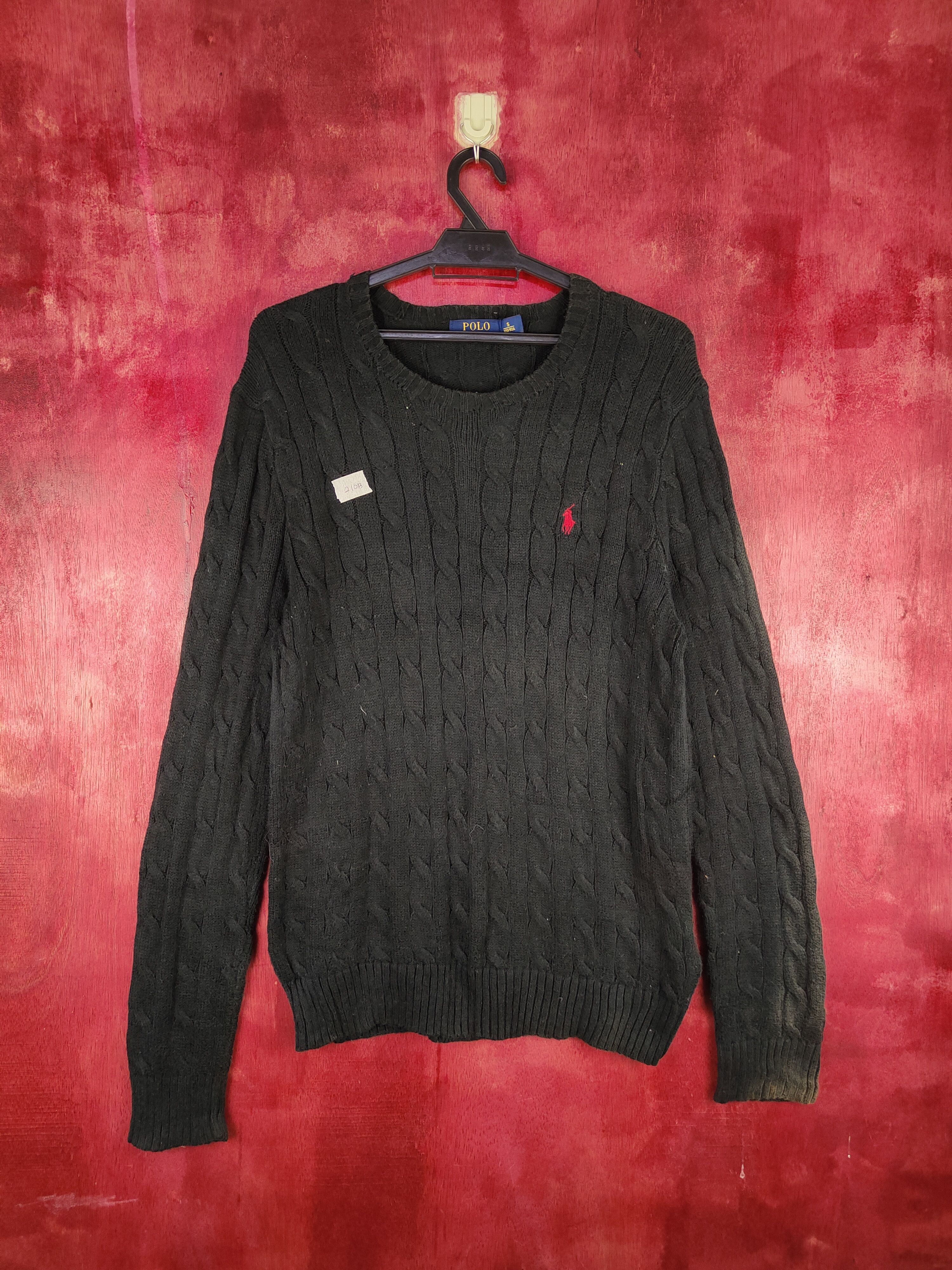 Ralph Lauren Polo Ralph Lauren Black Knitwear Sweatshirt #210B Size US S / EU 44-46 / 1 - 1 Thumbnail