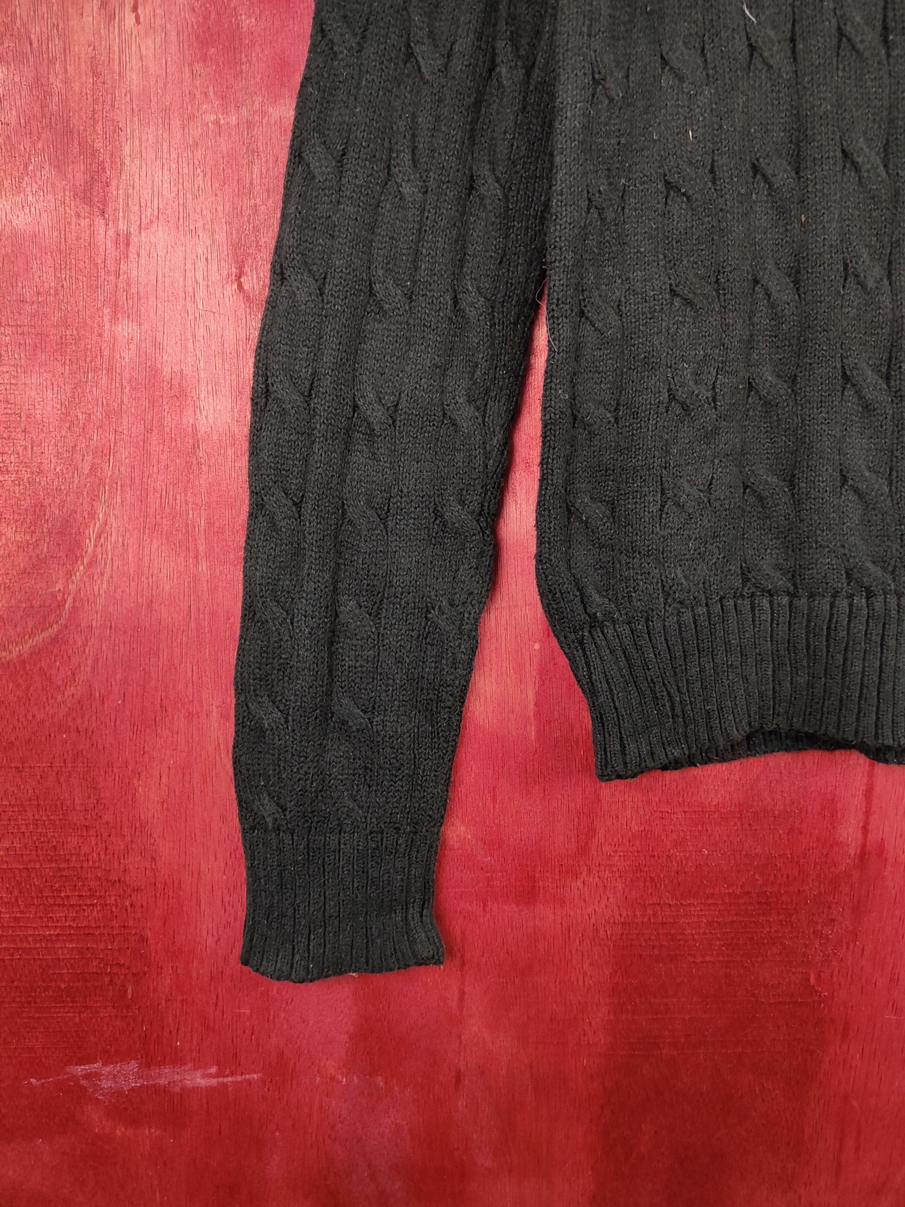 Ralph Lauren Polo Ralph Lauren Black Knitwear Sweatshirt #210B Size US S / EU 44-46 / 1 - 5 Thumbnail