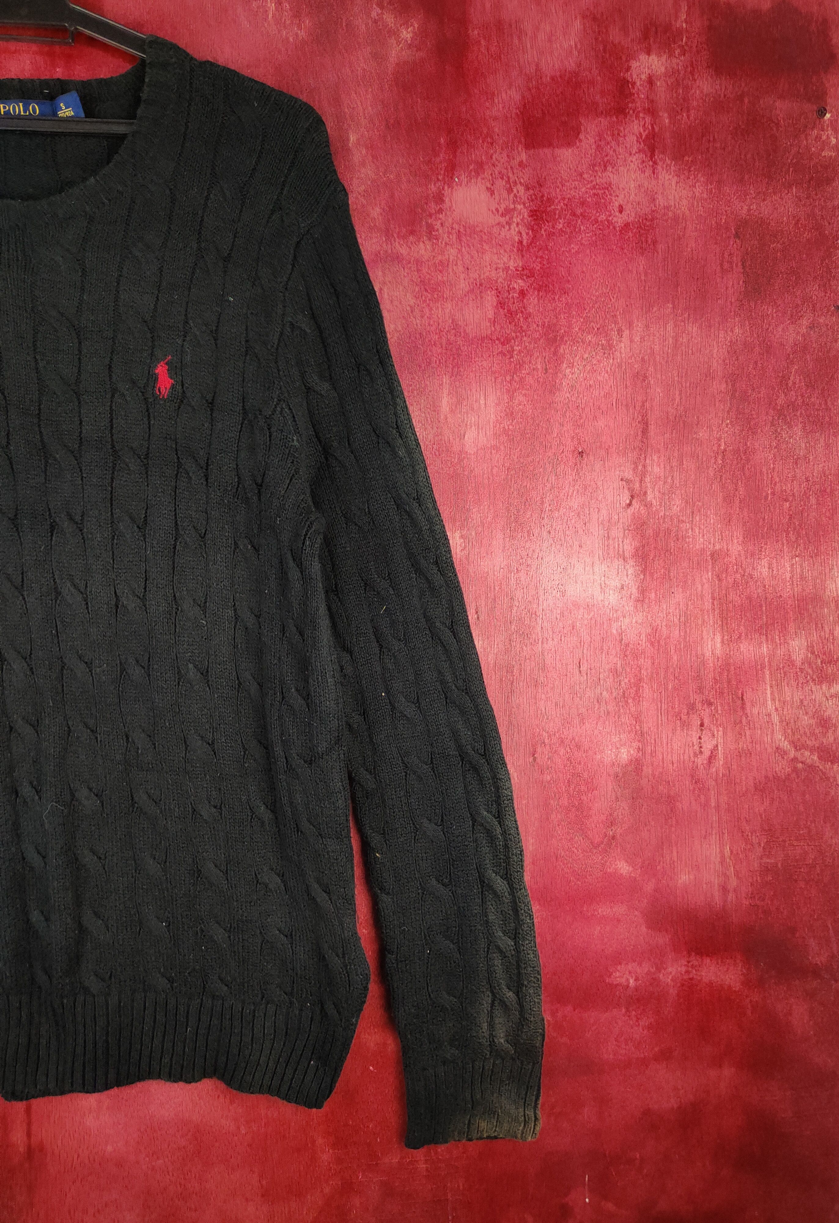 Ralph Lauren Polo Ralph Lauren Black Knitwear Sweatshirt #210B Size US S / EU 44-46 / 1 - 6 Thumbnail
