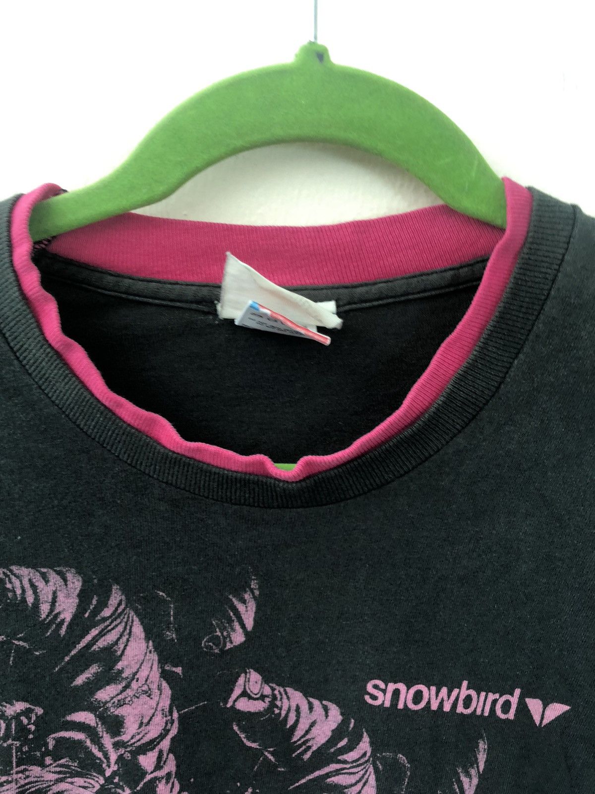 Fruit Of The Loom × Vintage Vintage SNOWBIRD tees made in USA single stich Size US XL / EU 56 / 4 - 8 Thumbnail