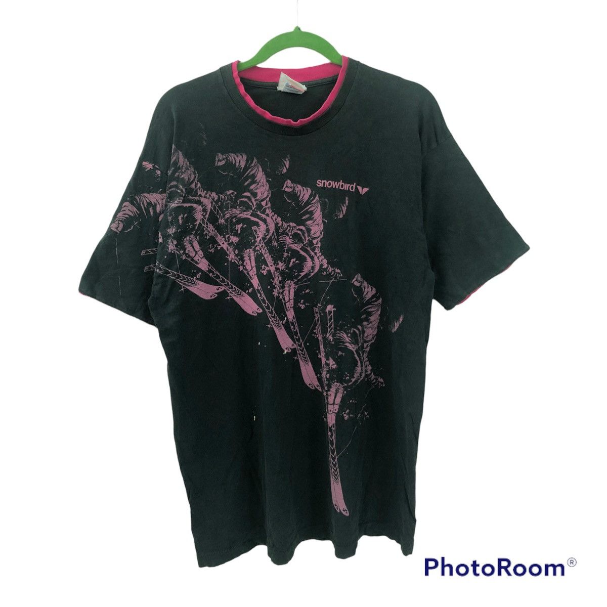 Fruit Of The Loom × Vintage Vintage SNOWBIRD tees made in USA single stich Size US XL / EU 56 / 4 - 1 Thumbnail