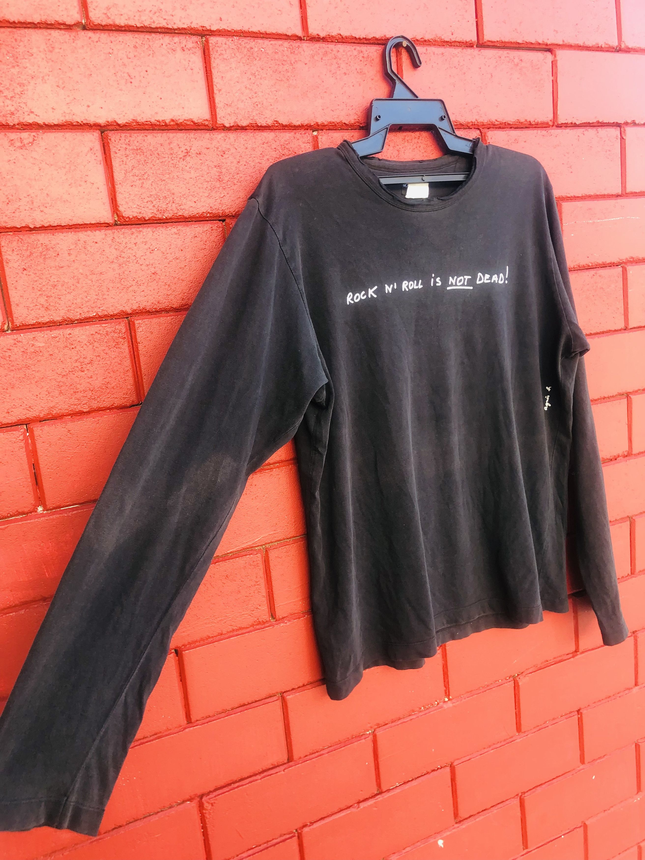 Vintage × agnes b. Vintage Agnes B. Rock And Roll Is Not Dead Designer Style Size US M / EU 48-50 / 2 - 3 Thumbnail