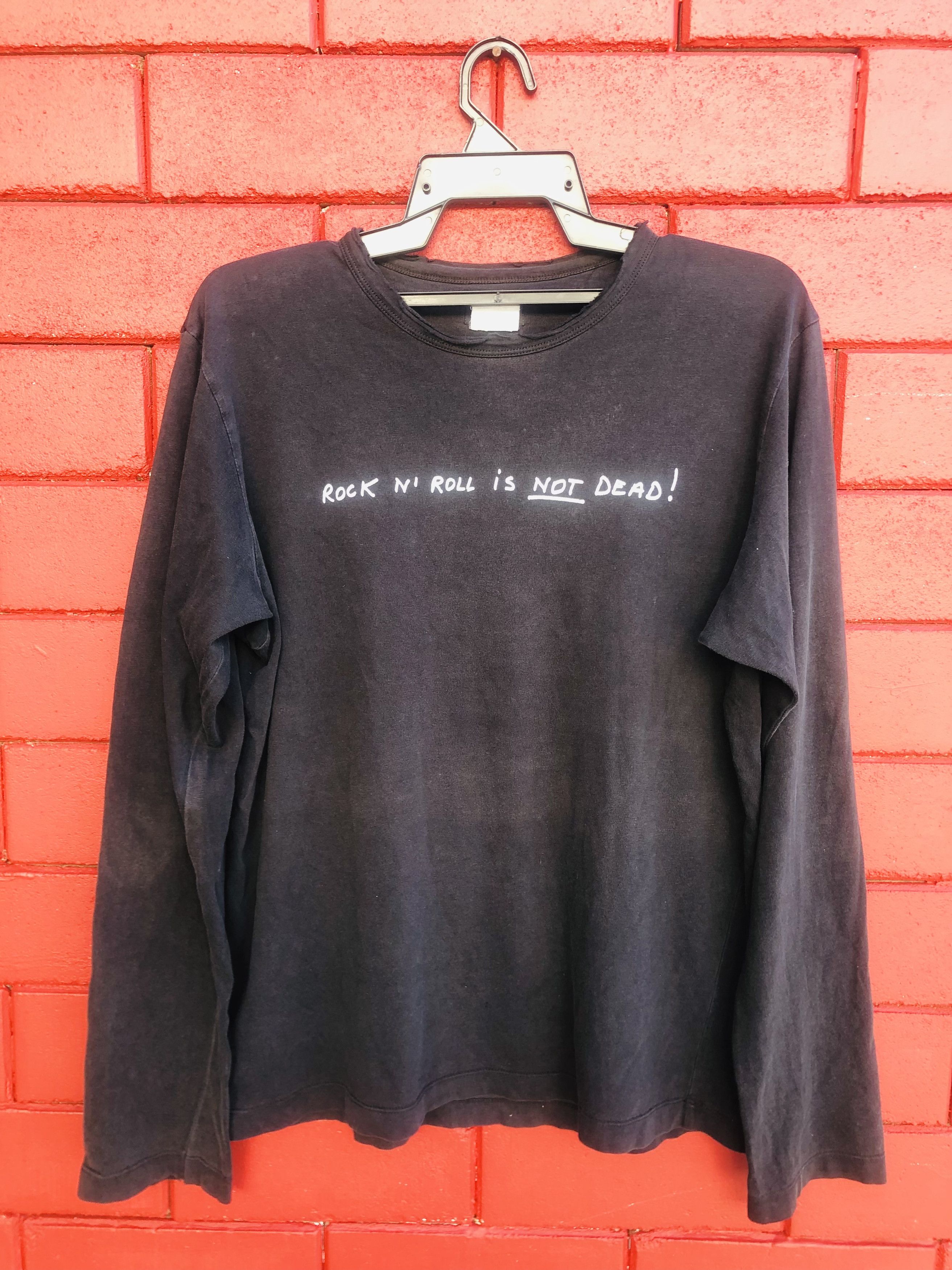 Vintage × agnes b. Vintage Agnes B. Rock And Roll Is Not Dead Designer Style Size US M / EU 48-50 / 2 - 1 Thumbnail
