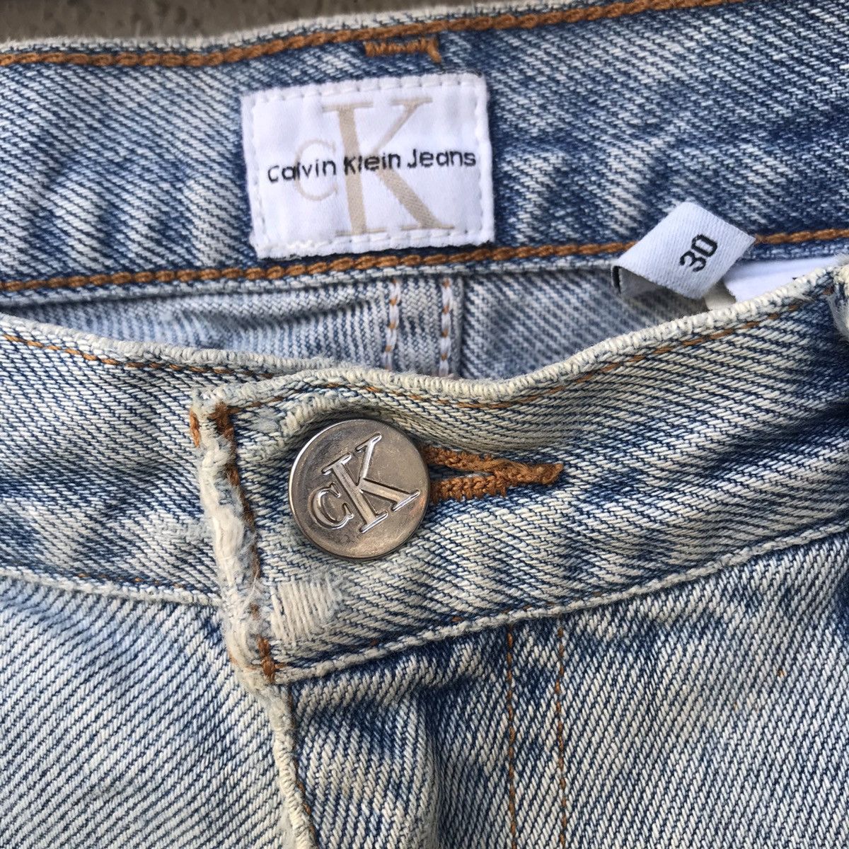 Calvin Klein Calvin Klein CK Jeans Earth Tones Denim Size US 30 / EU 46 - 10 Thumbnail