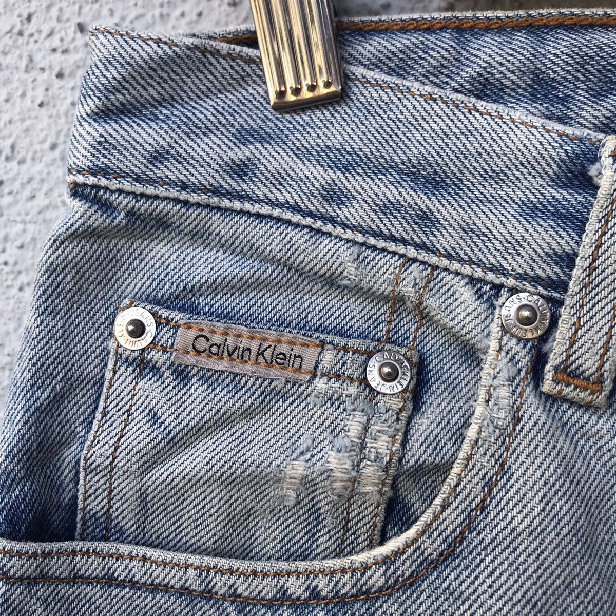 Calvin Klein Calvin Klein CK Jeans Earth Tones Denim Size US 30 / EU 46 - 11 Thumbnail