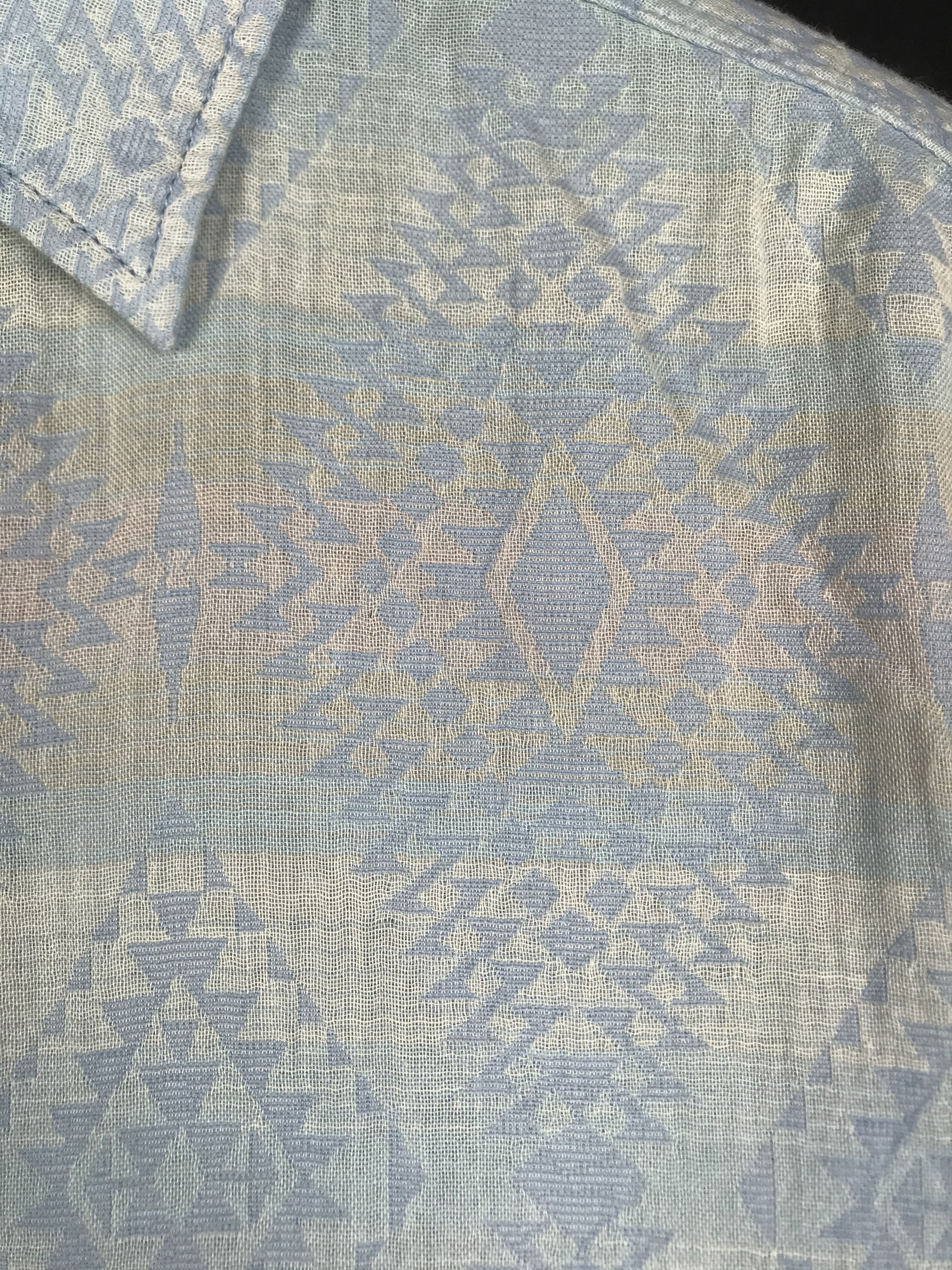 Japanese Brand SEA GREEN INDIANS EMBRIODERY STYLE SHIRT Size US M / EU 48-50 / 2 - 5 Thumbnail