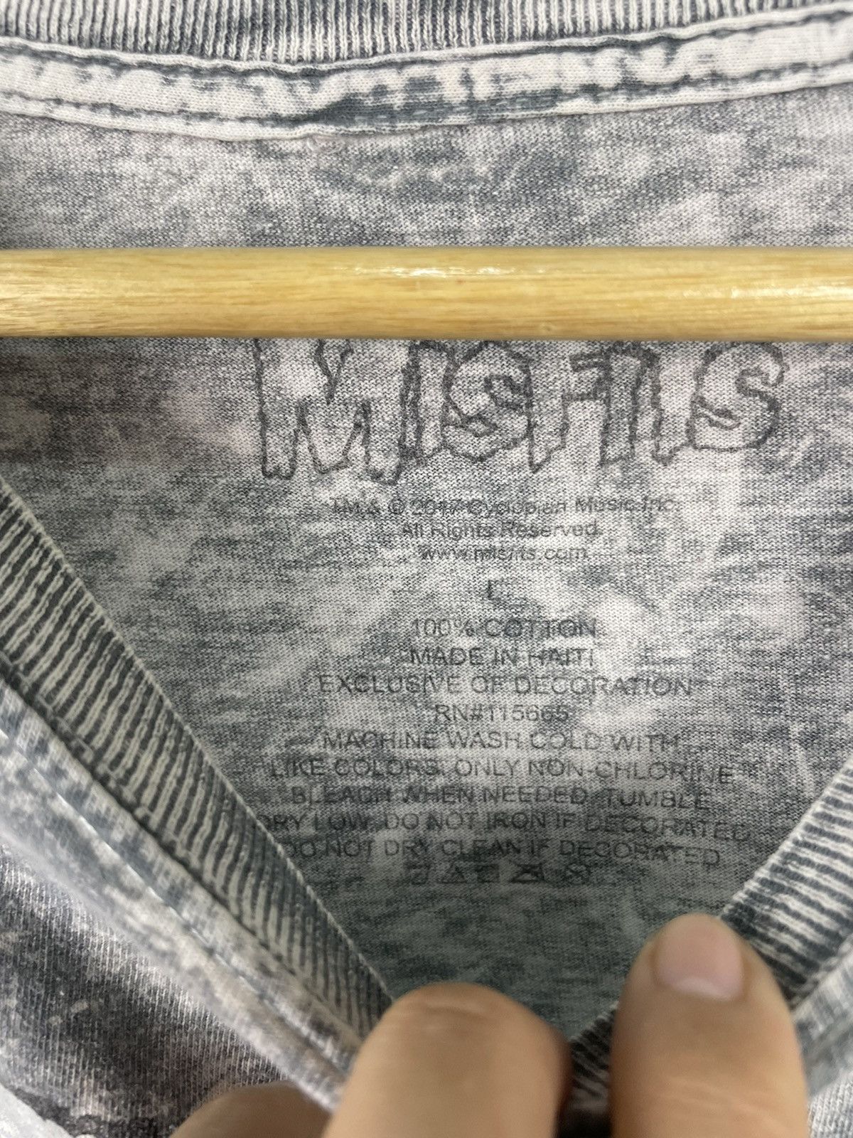 Misfits Misfits Acid Wash Band Tee Size US M / EU 48-50 / 2 - 2 Thumbnail