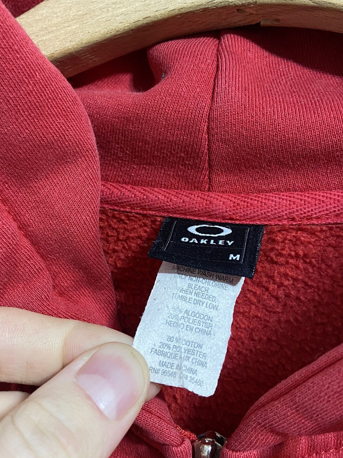 Vintage Oakley Vintage Zip Hoodie Size US M / EU 48-50 / 2 - 11 Thumbnail