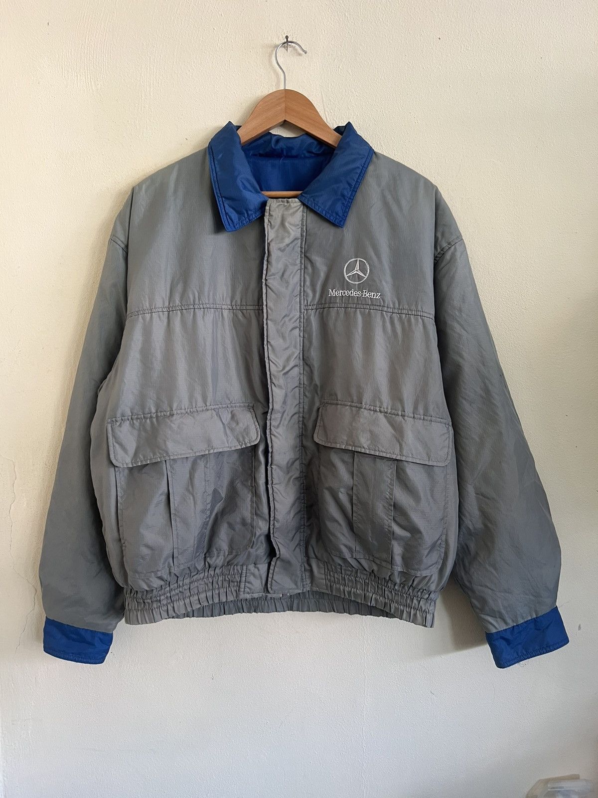 Mercedes-Benz × Vintage Vintage Mercedes Benz Rivisible Jacket Size US XL / EU 56 / 4 - 3 Thumbnail