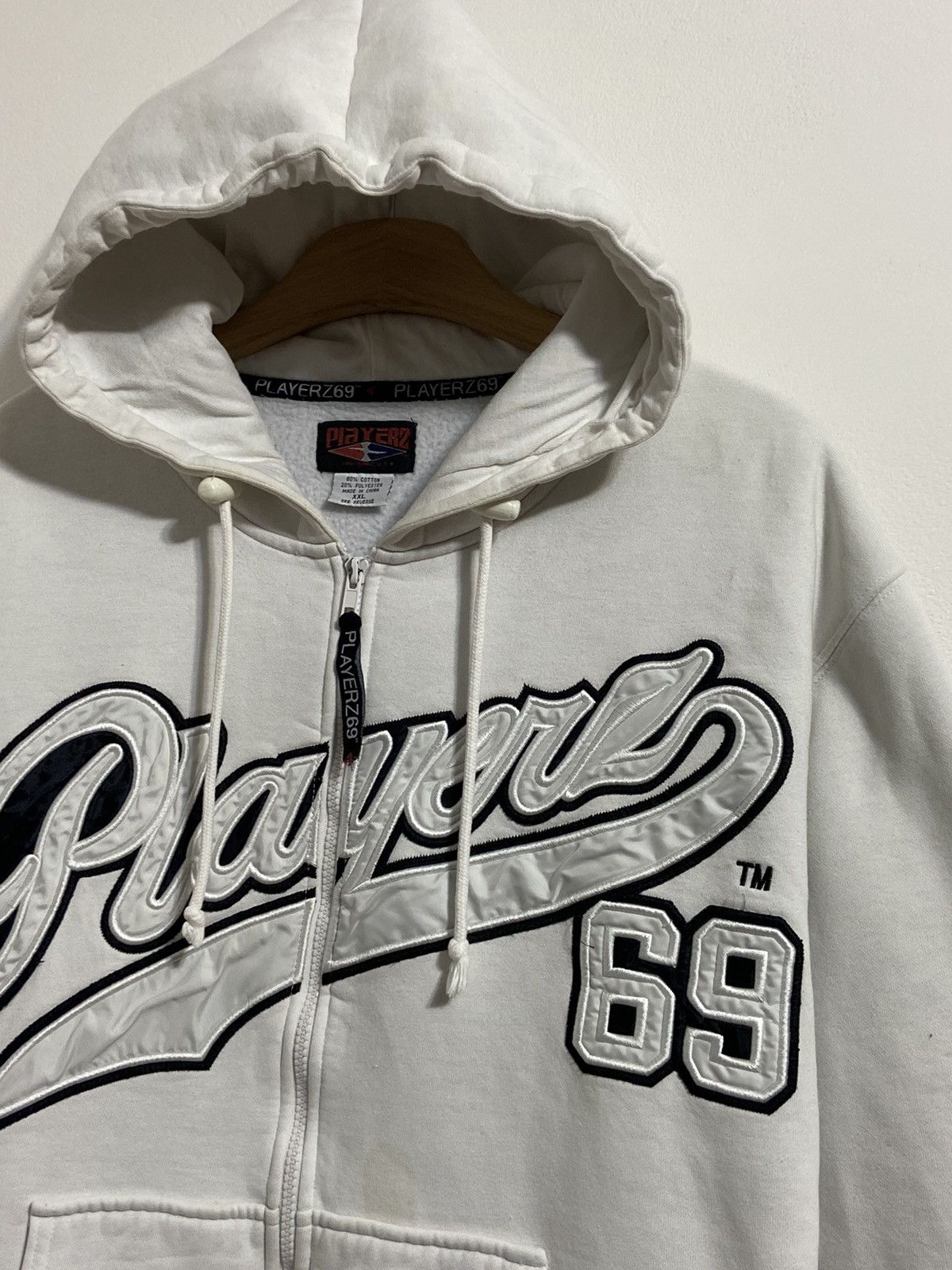 Rap Tees Playerz 69 Zipped Up BigLogo Both Side Hoodie hype Size US XXL / EU 58 / 5 - 8 Thumbnail