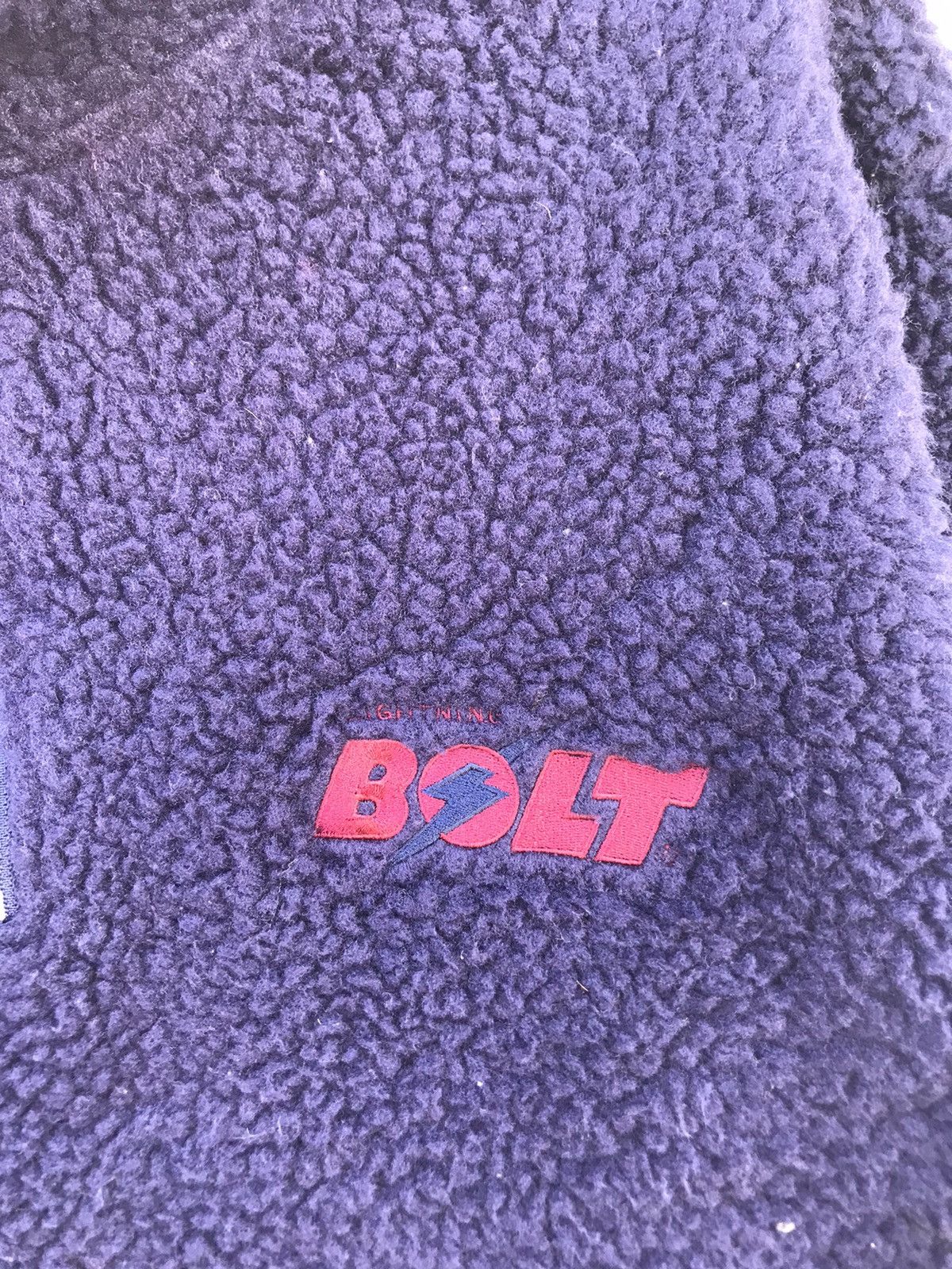 Lightning Bolt Vintage Lighting Bolt Fleece Jumper Size US L / EU 52-54 / 3 - 4 Thumbnail