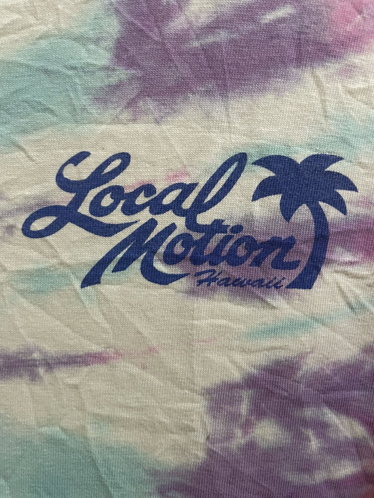 Vintage LOCAL MOTION HAWAII SURF STYLE TYE DYE TEE Size US L / EU 52-54 / 3 - 3 Thumbnail