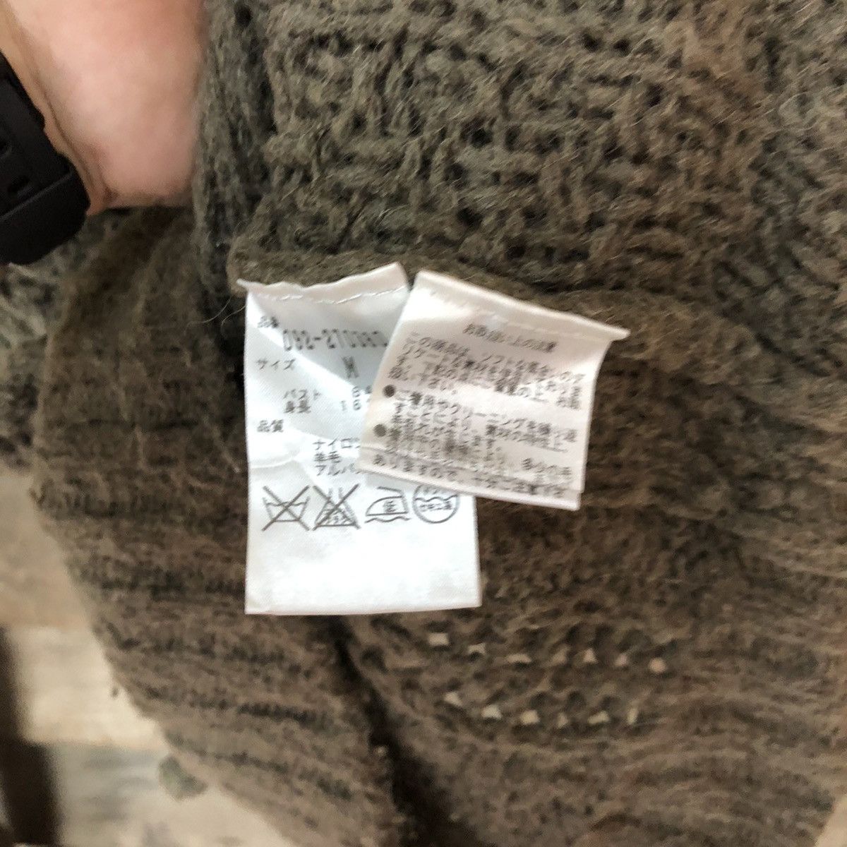 Aran Isles Knitwear × Jil Stuart Jil Stuart Grey cable aran isle Knitwear sweatshirt #5016 Size M / US 6-8 / IT 42-44 - 8 Thumbnail