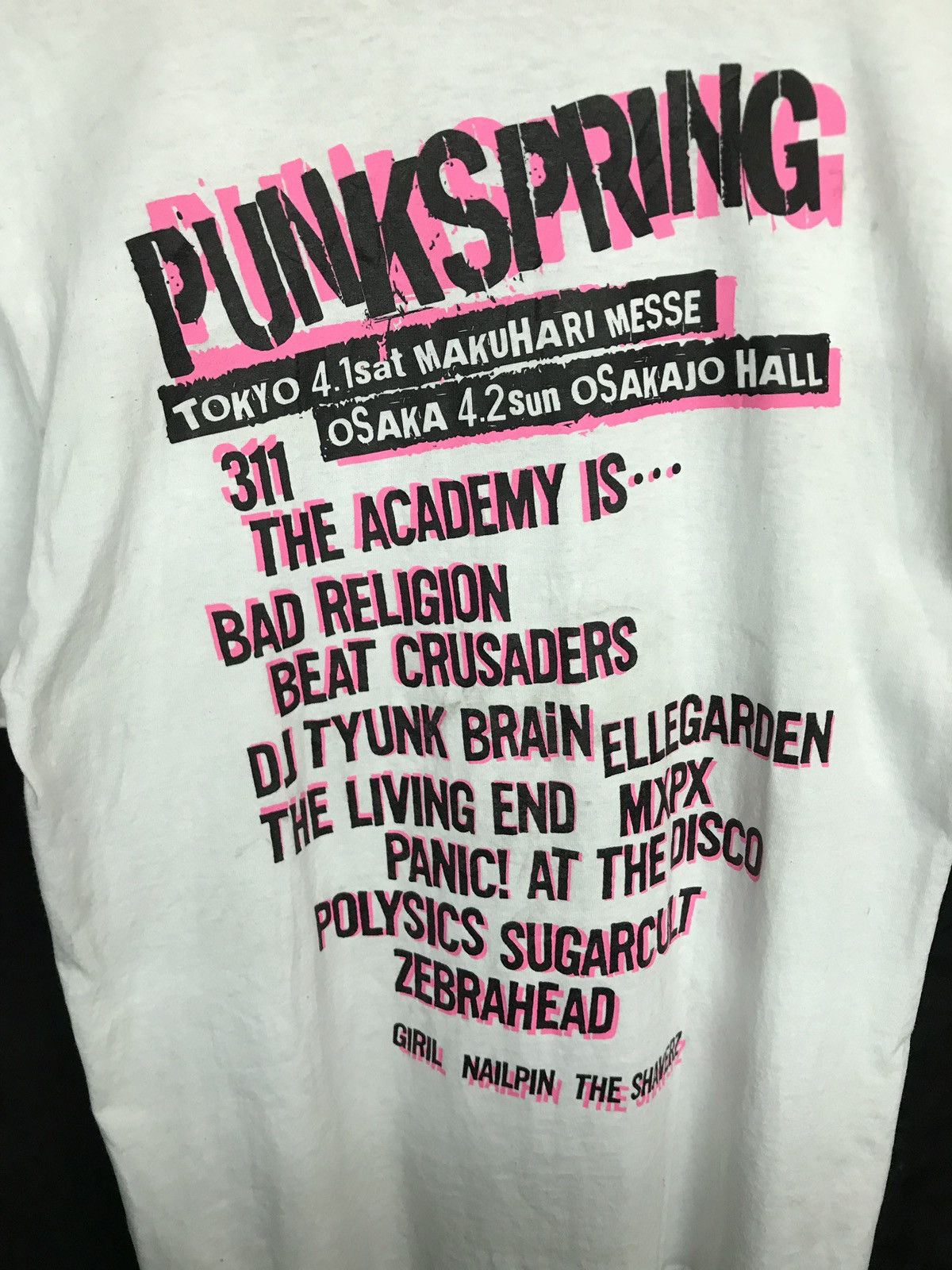 Band Tees × Vintage Vintage Punk Spring Skates Mixed Band Tour T-Shirt Size US S / EU 44-46 / 1 - 4 Thumbnail