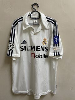 2001-02 Real Madrid CL Home Zidane #5 Bucket Hat (Plus Size)