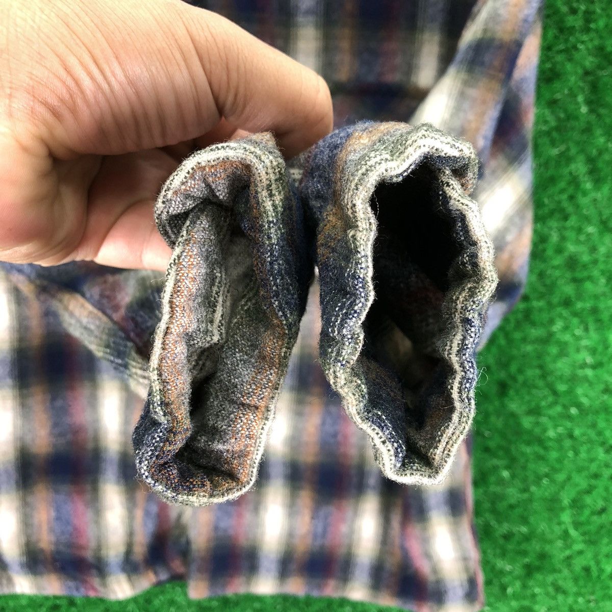 Pendleton Vintage 80's Pendleton Flannel Wool Shadow Plaid Flap Pocket Size US M / EU 48-50 / 2 - 11 Thumbnail