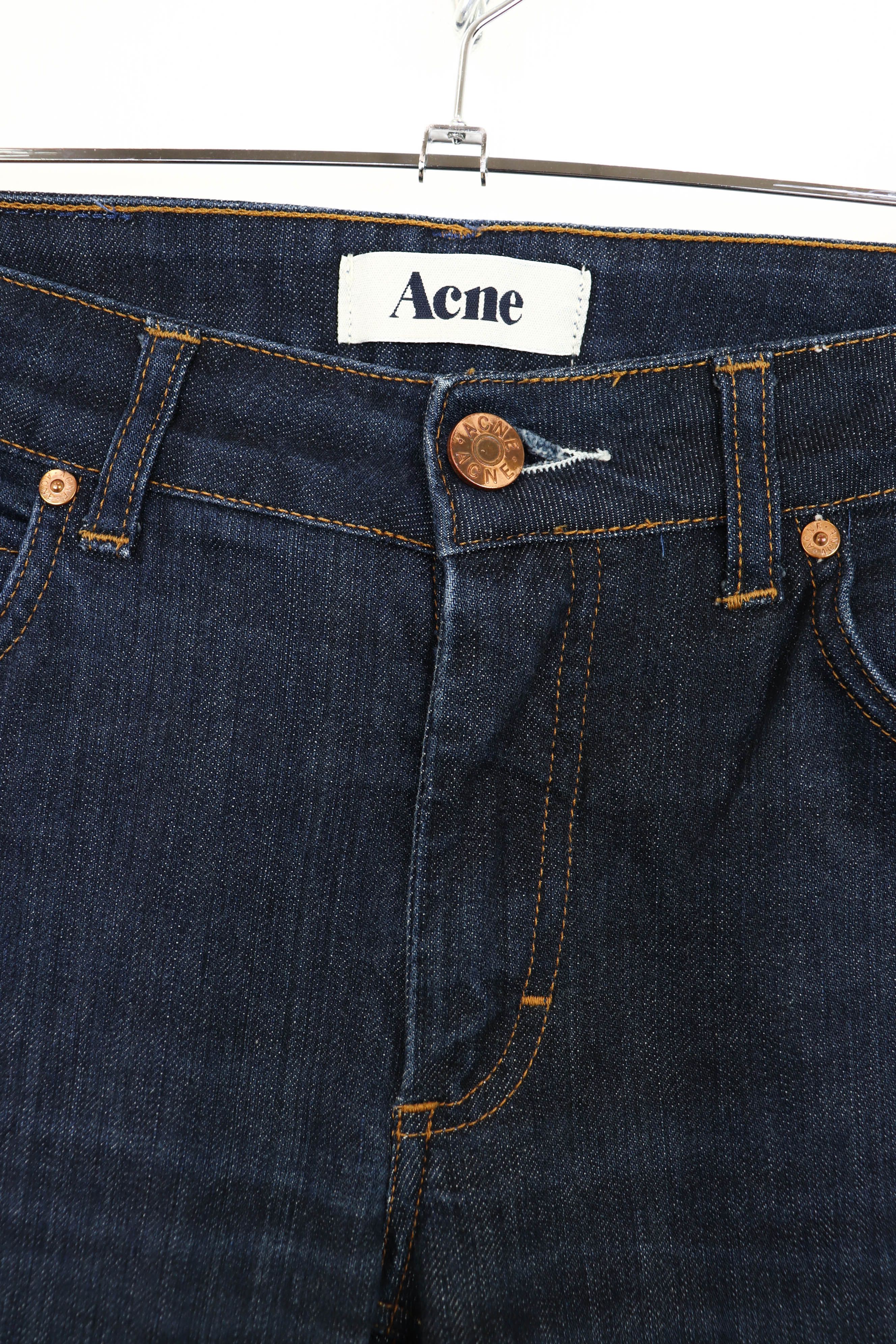 Acne Studios Acne Hex DC Made in Albania Navy Denim Jeans Size US 30 / EU 46 - 4 Thumbnail