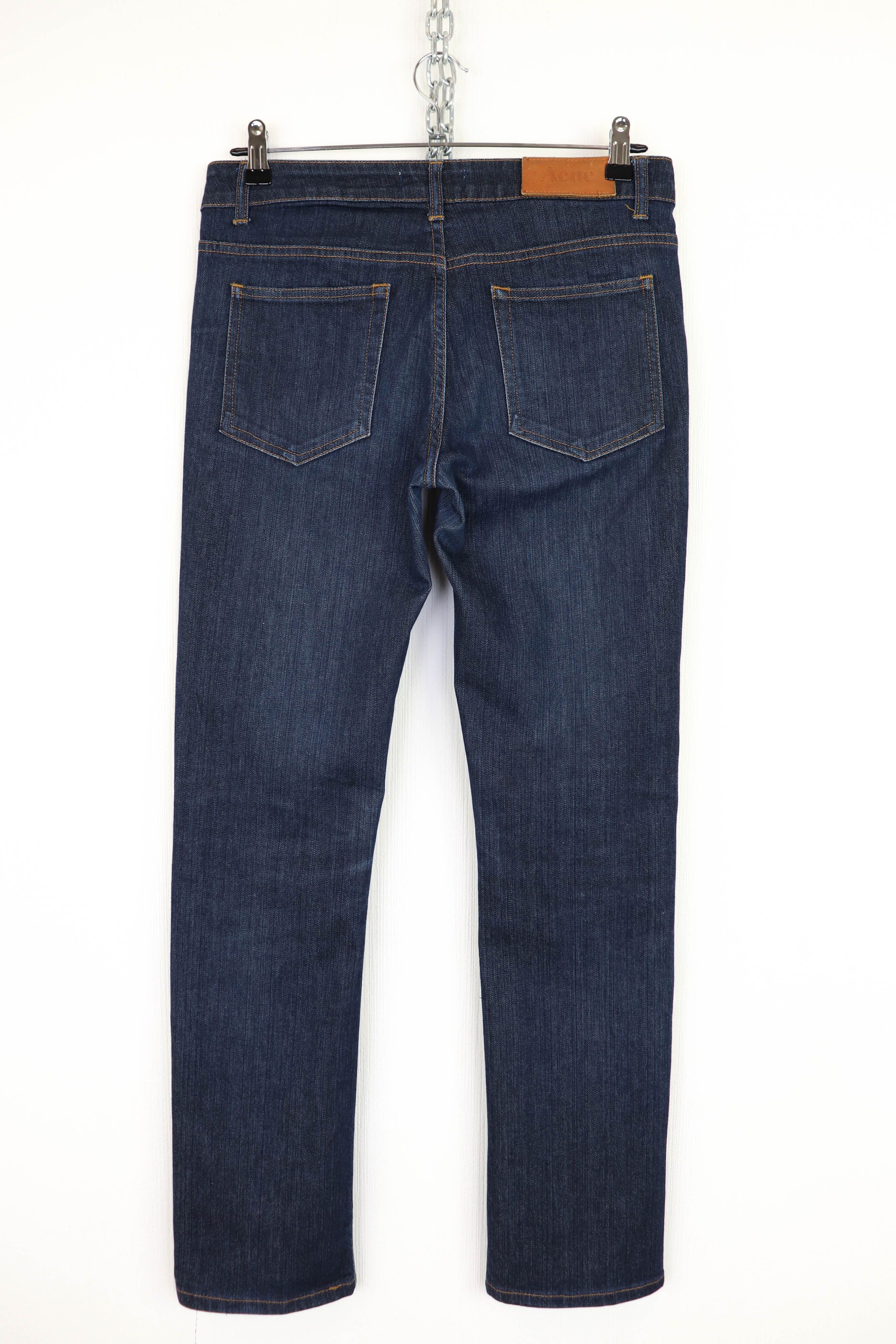 Acne Studios Acne Hex DC Made in Albania Navy Denim Jeans Size US 30 / EU 46 - 2 Thumbnail