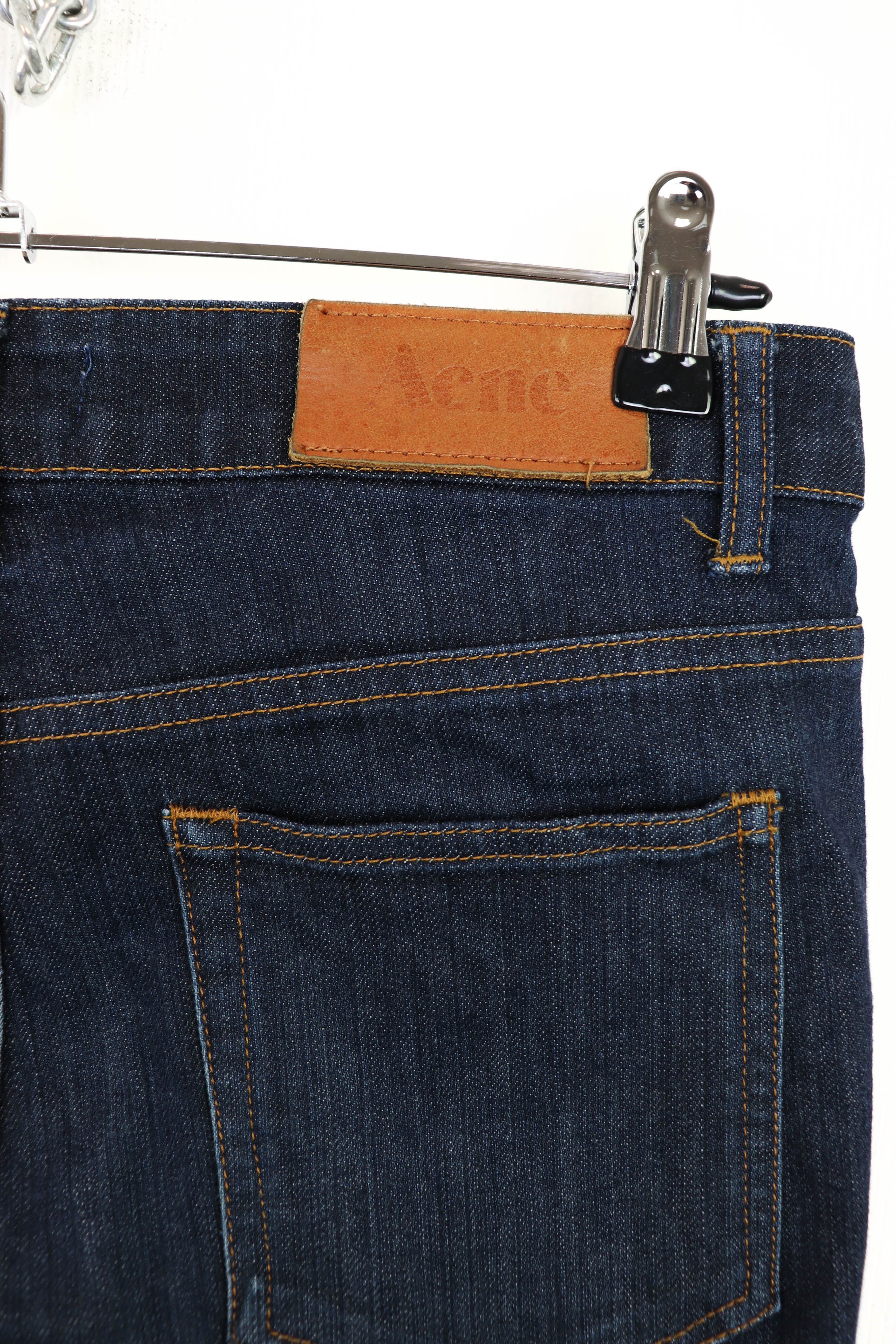 Acne Studios Acne Hex DC Made in Albania Navy Denim Jeans Size US 30 / EU 46 - 3 Thumbnail