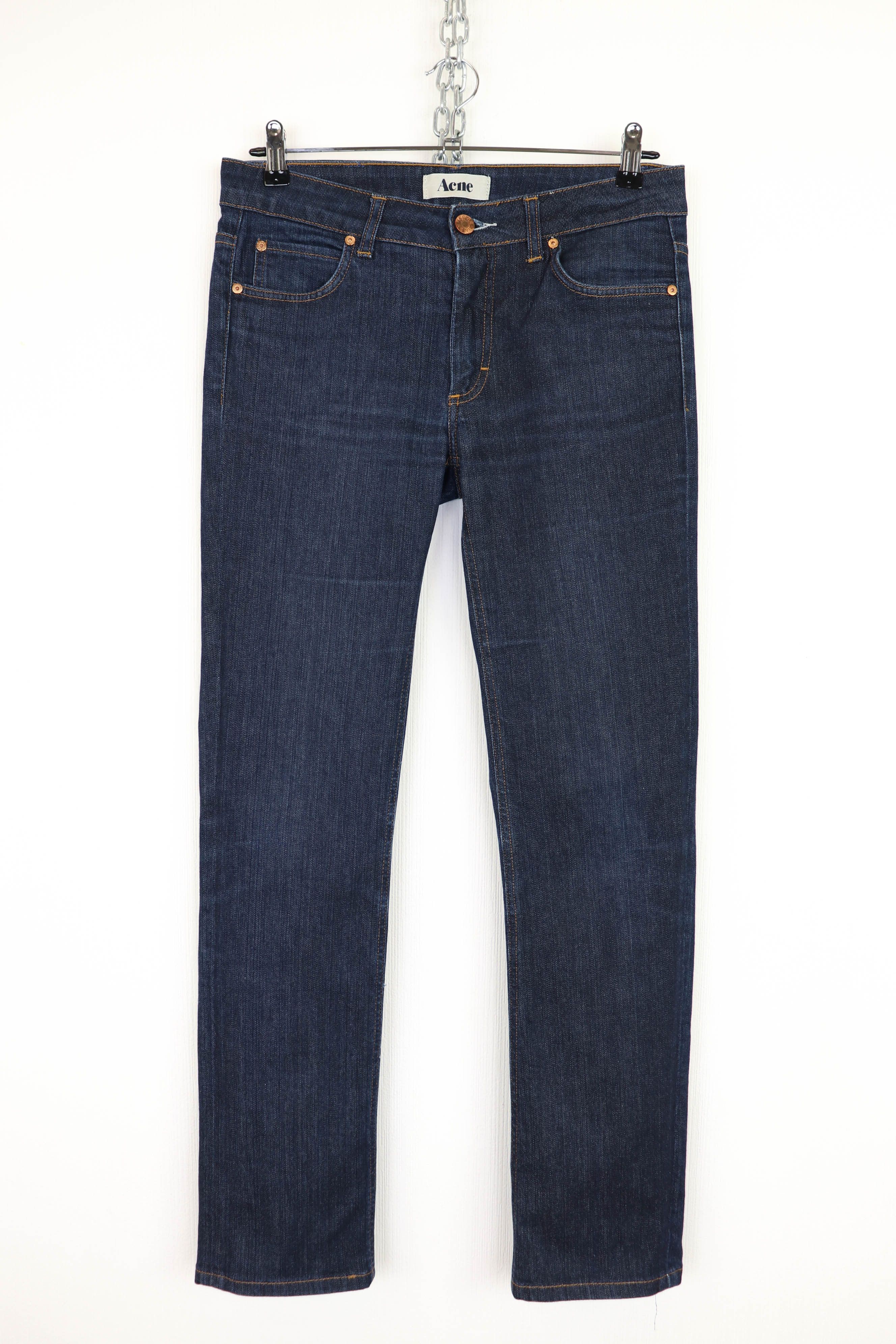 Acne Studios Acne Hex DC Made in Albania Navy Denim Jeans Size US 30 / EU 46 - 1 Thumbnail