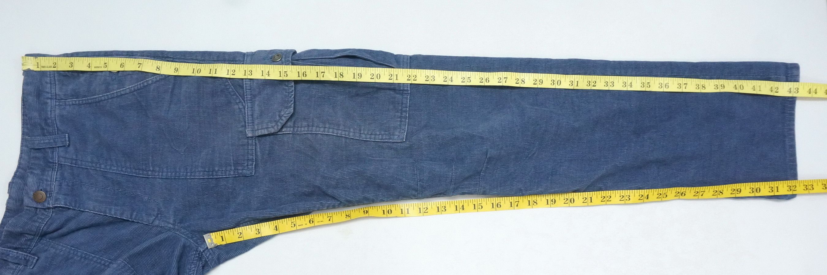 Gap Vintage GAP Slim Fatigue Cargo Corduroy Worn Pants Size US 32 / EU 48 - 12 Thumbnail