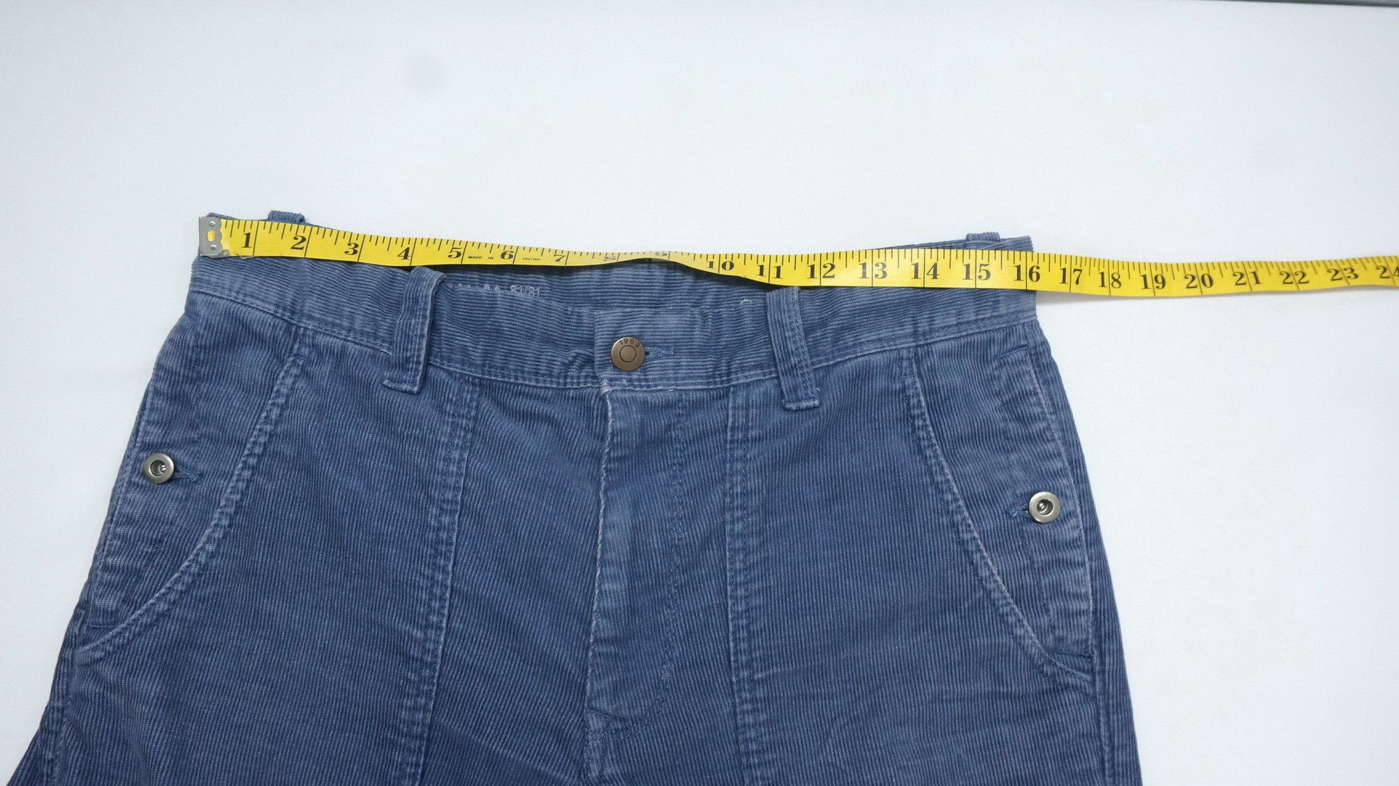 Gap Vintage GAP Slim Fatigue Cargo Corduroy Worn Pants Size US 32 / EU 48 - 10 Thumbnail