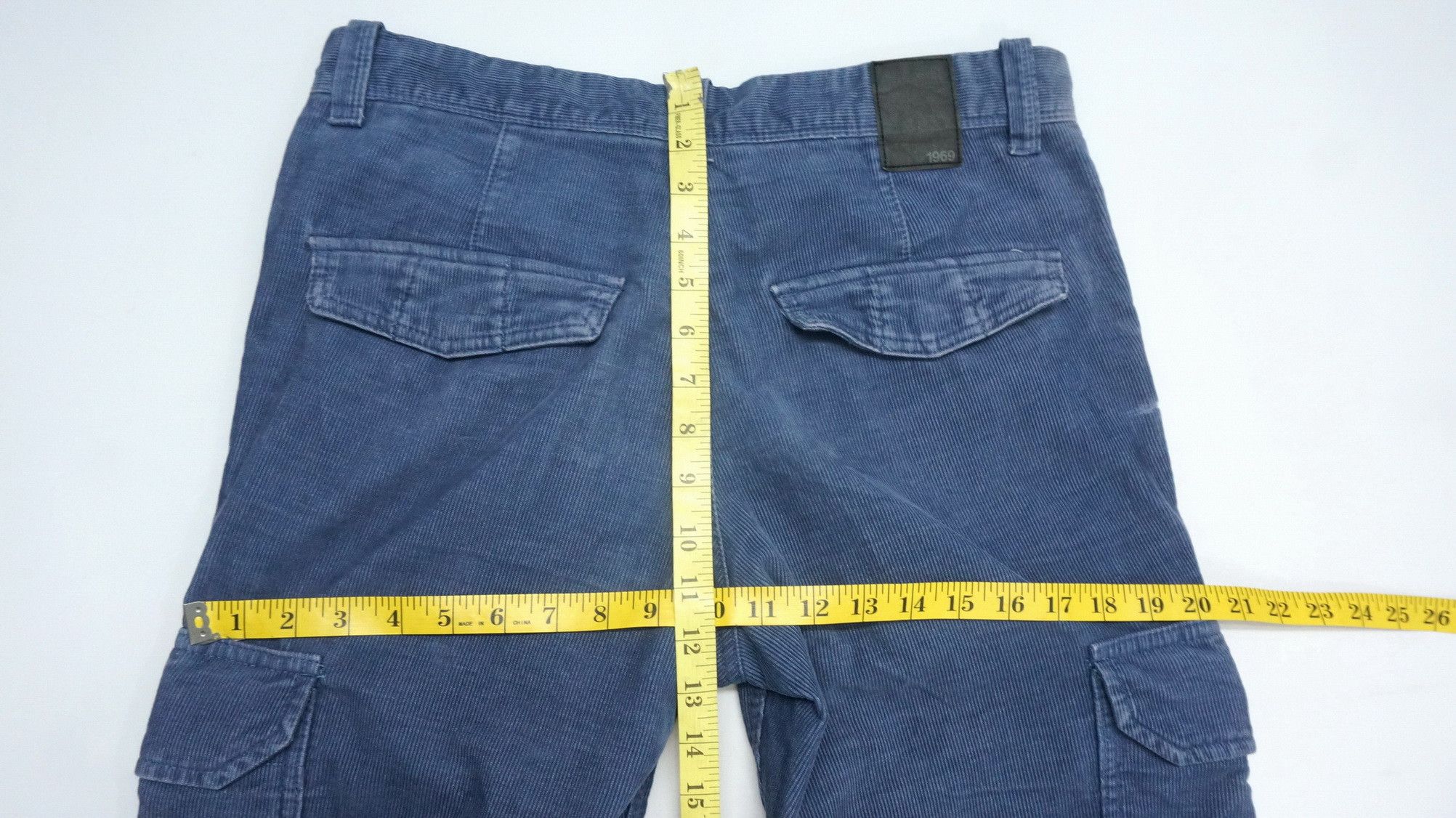 Gap Vintage GAP Slim Fatigue Cargo Corduroy Worn Pants Size US 32 / EU 48 - 14 Thumbnail
