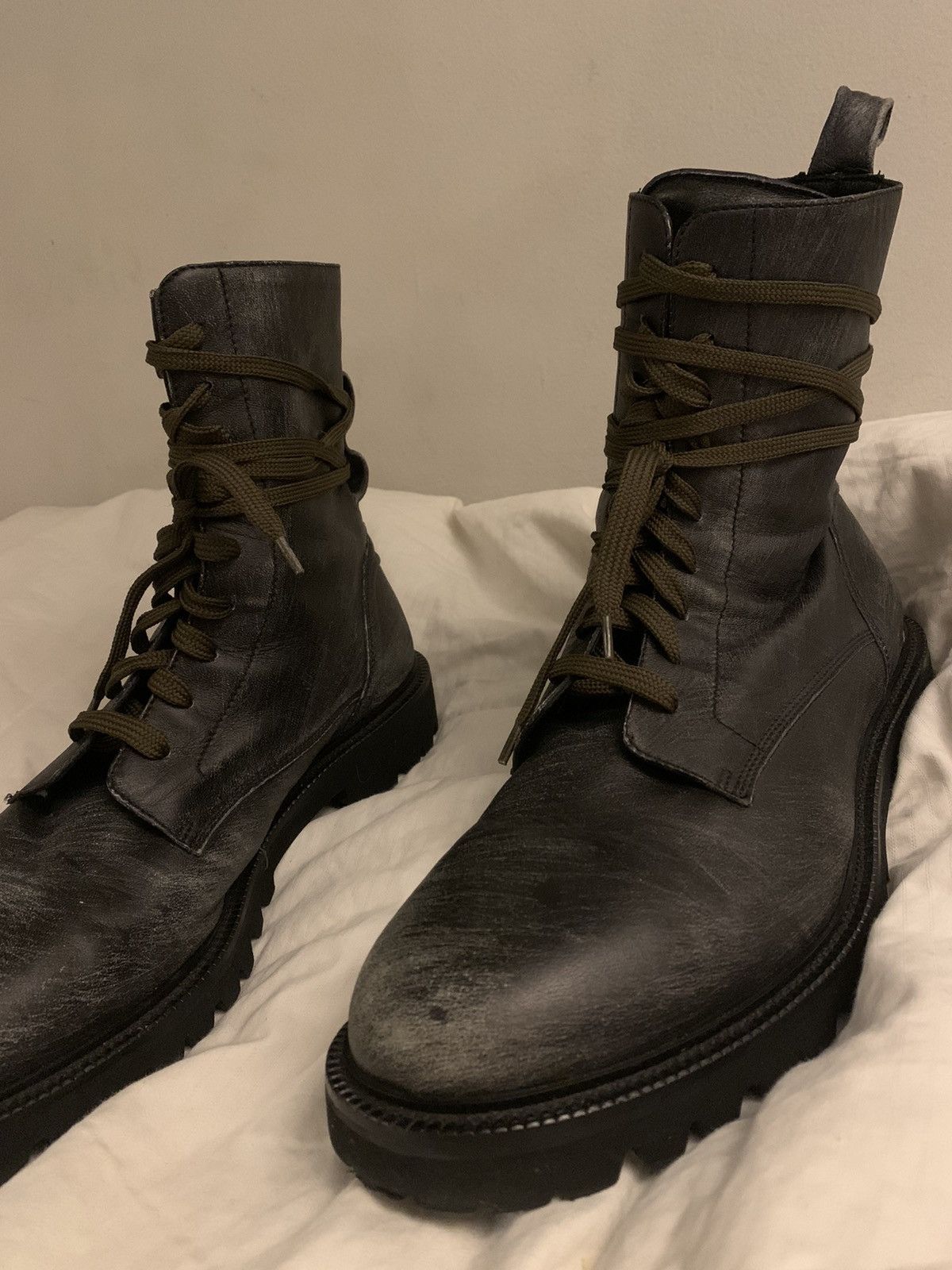 Amiri AMIRI Army Green Wearlight Combat Boots Size US 11 / EU 44 - 4 Thumbnail