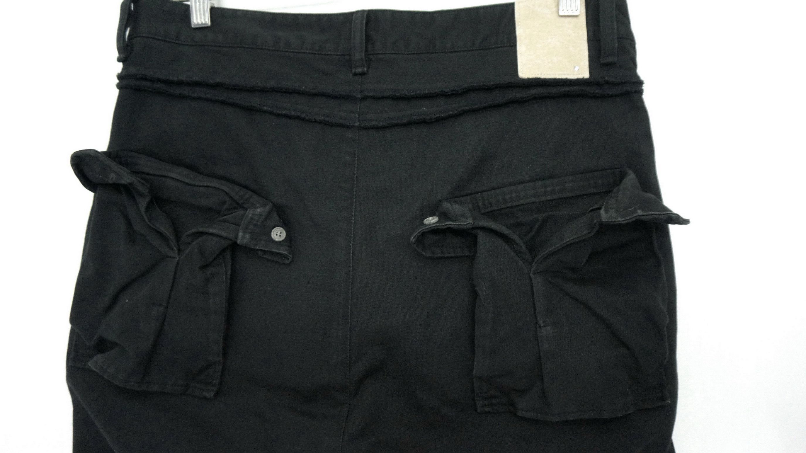 Japanese Brand DopeRare! SWING Japan Double Thigh Worn Faded Black Pants Size US 34 / EU 50 - 12 Thumbnail