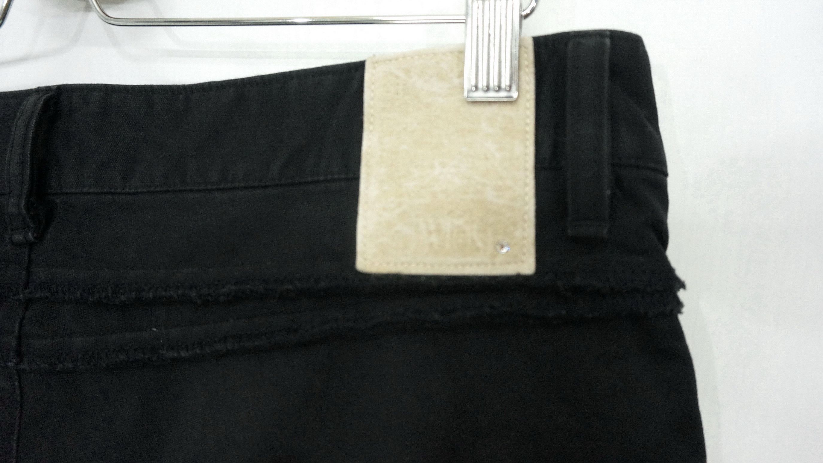 Japanese Brand DopeRare! SWING Japan Double Thigh Worn Faded Black Pants Size US 34 / EU 50 - 13 Thumbnail
