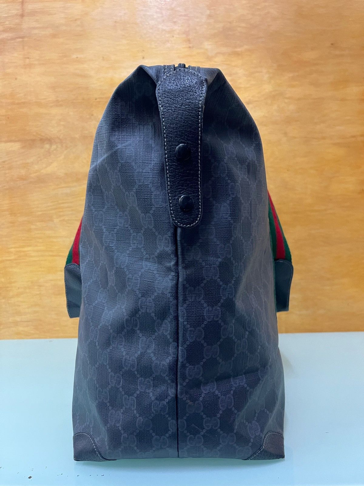 Gucci Authentic Gucci Sherry Monogram Web Travel Coated Canvas Size ONE SIZE - 3 Thumbnail