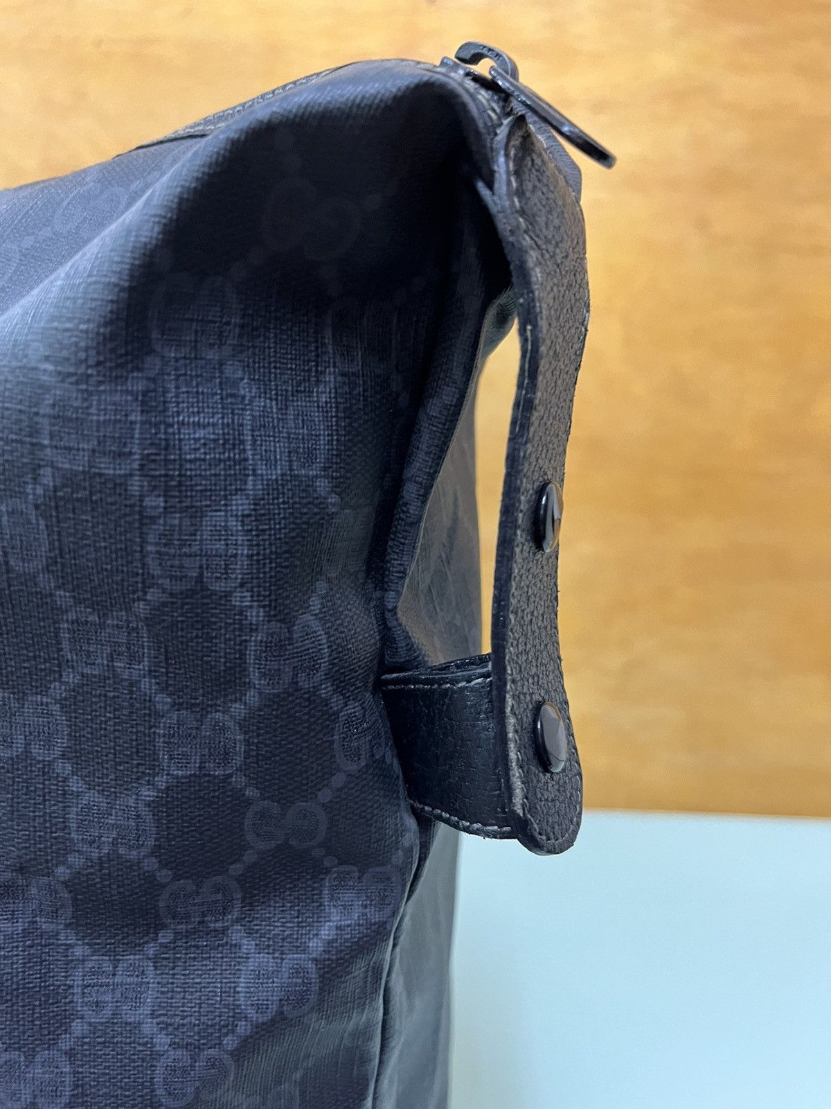 Gucci Authentic Gucci Sherry Monogram Web Travel Coated Canvas Size ONE SIZE - 15 Thumbnail