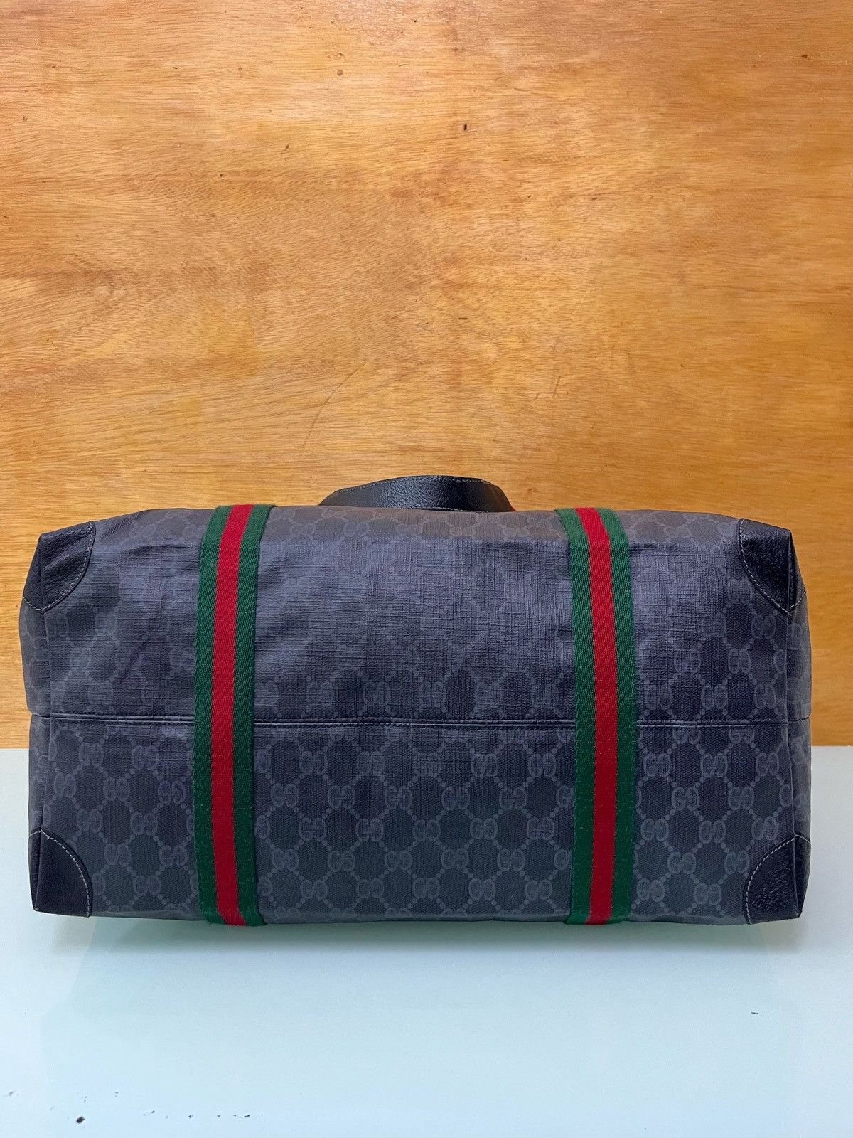Gucci Authentic Gucci Sherry Monogram Web Travel Coated Canvas Size ONE SIZE - 5 Thumbnail