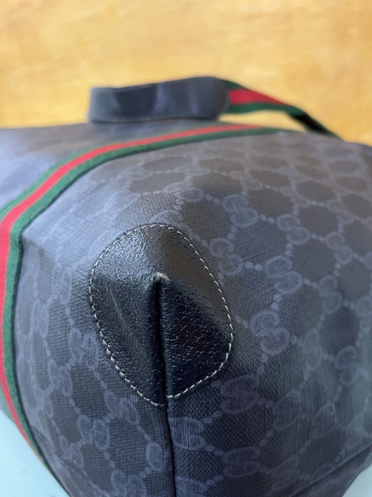 Gucci Authentic Gucci Sherry Monogram Web Travel Coated Canvas Size ONE SIZE - 11 Thumbnail