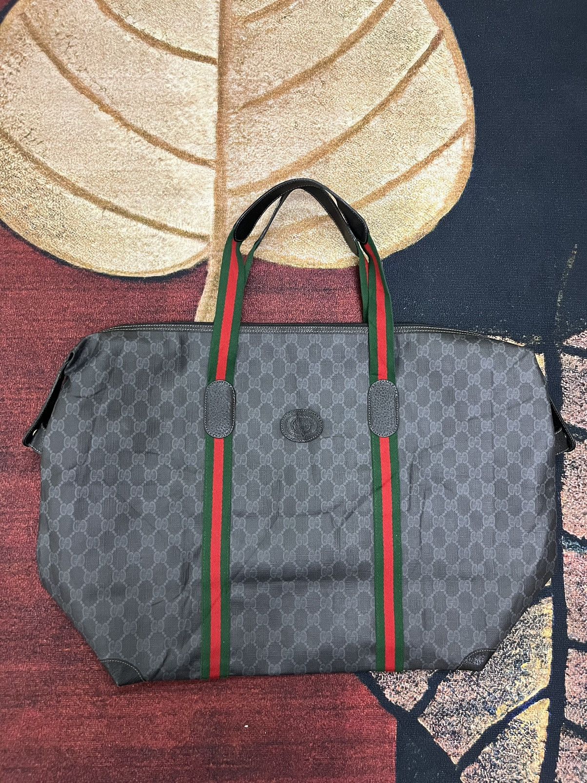 Gucci Authentic Gucci Sherry Monogram Web Travel Coated Canvas Size ONE SIZE - 21 Thumbnail