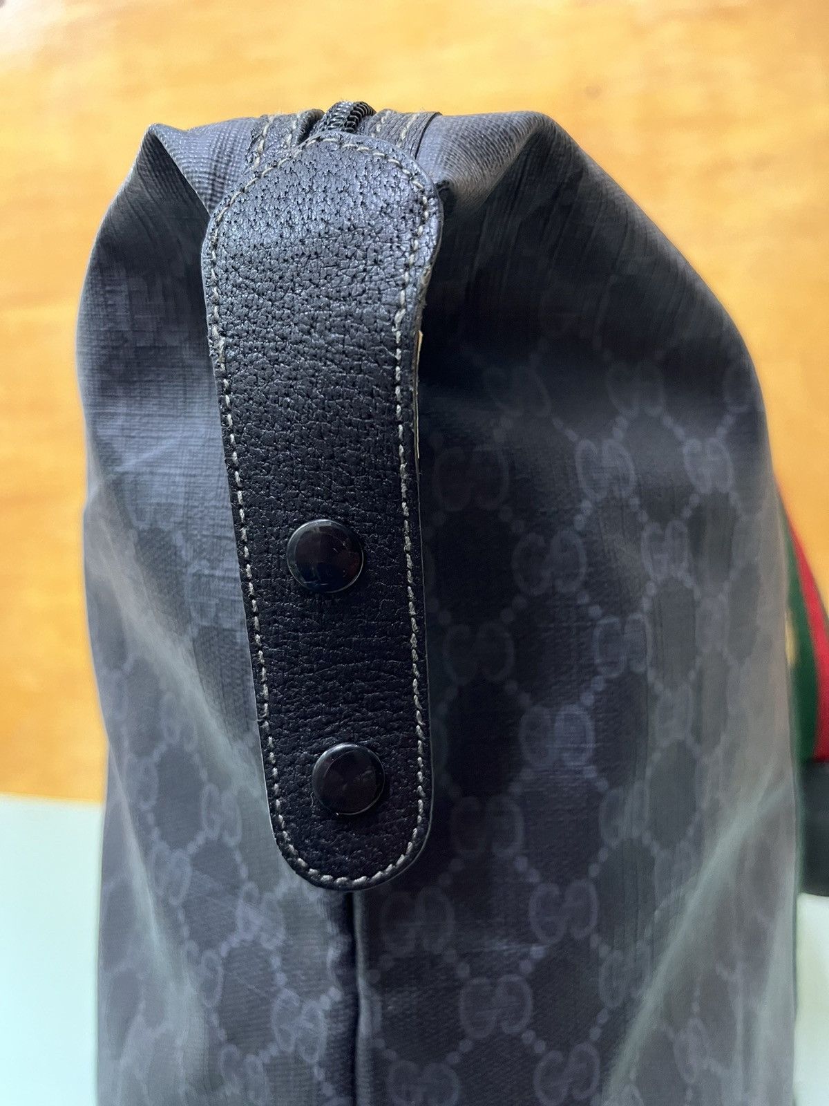 Gucci Authentic Gucci Sherry Monogram Web Travel Coated Canvas Size ONE SIZE - 8 Thumbnail