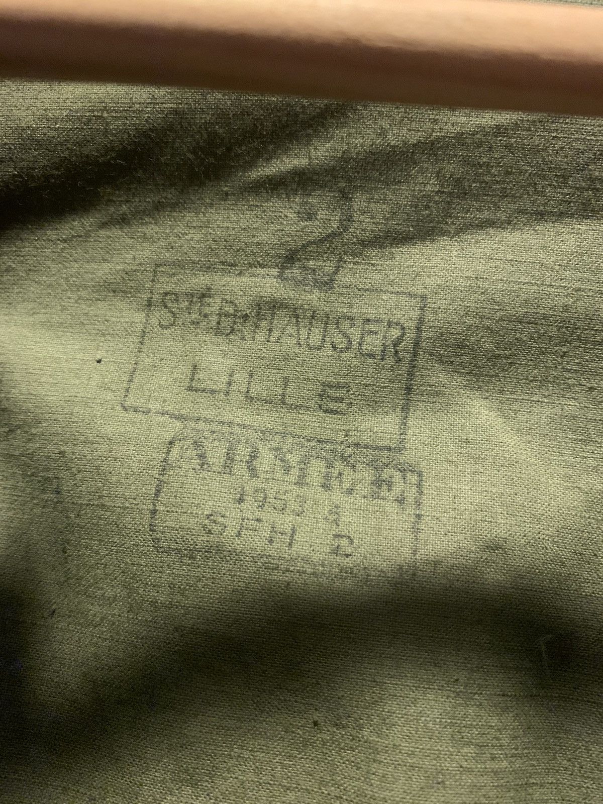 Vintage 1953 Vintage French Military Trench Coat Size US L / EU 52-54 / 3 - 4 Thumbnail